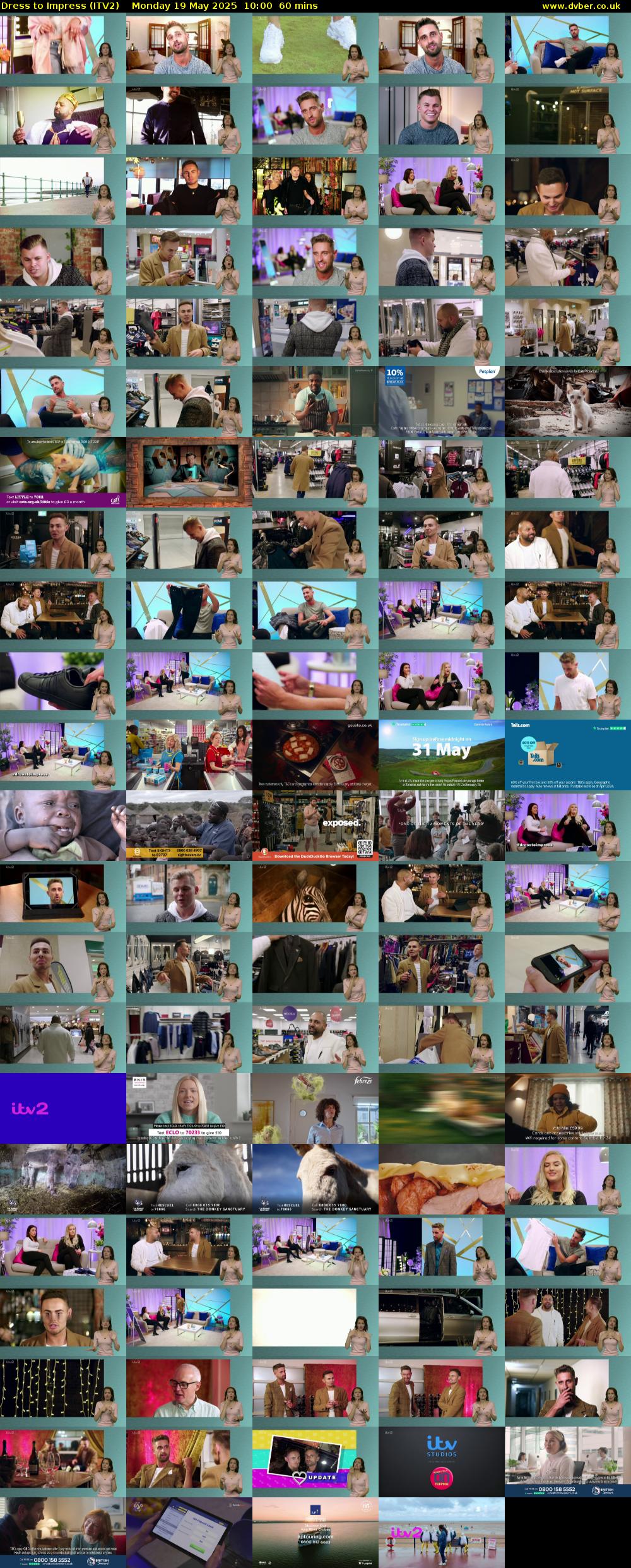 Dress To Impress (ITV2) Monday 19 May 2025 10:00 - 11:00