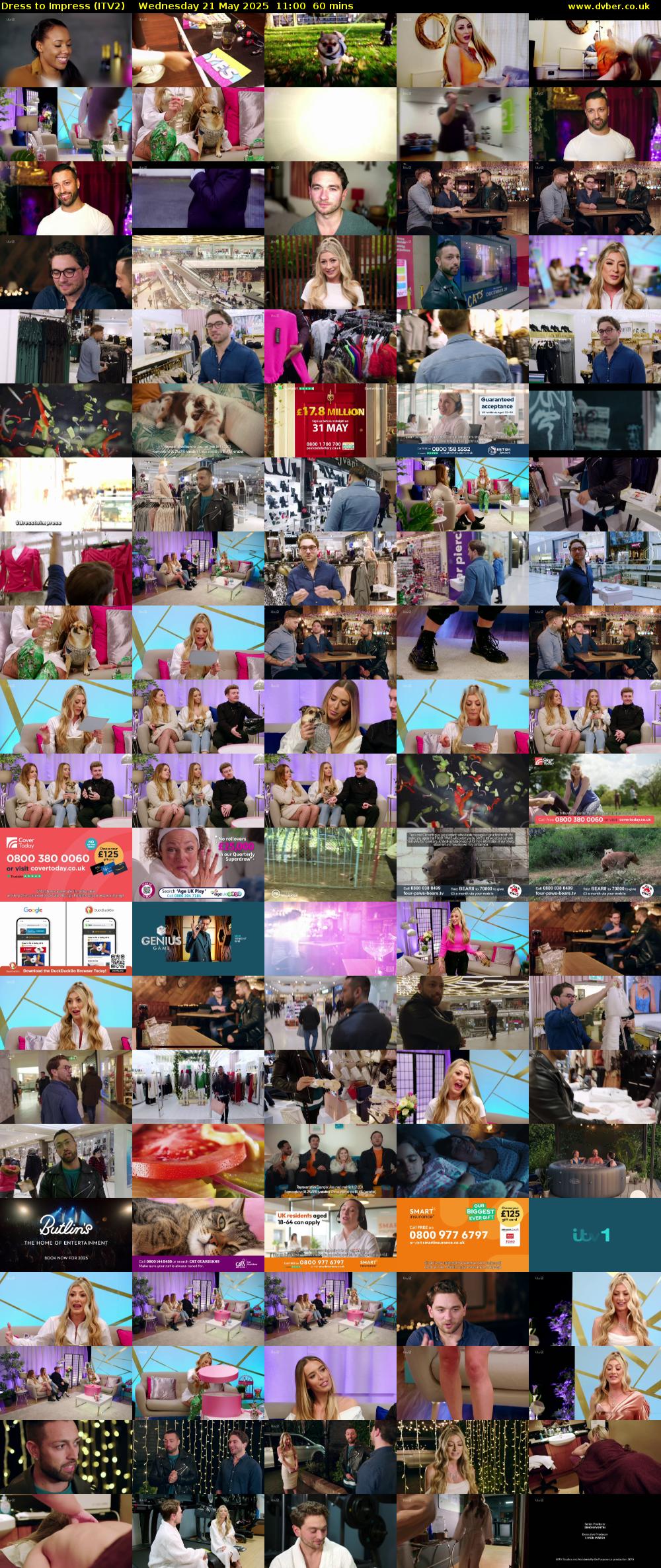 Dress To Impress (ITV2) Wednesday 21 May 2025 11:00 - 12:00