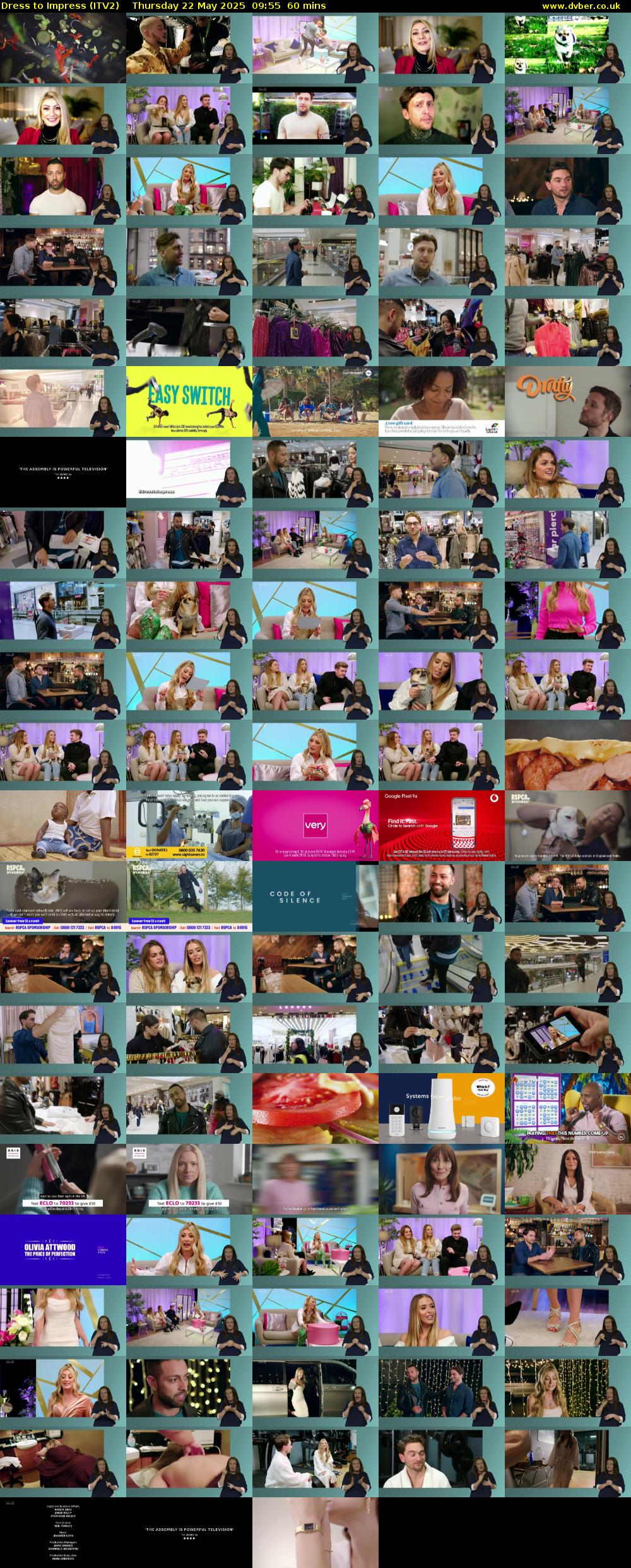 Dress To Impress (ITV2) Thursday 22 May 2025 09:55 - 10:55