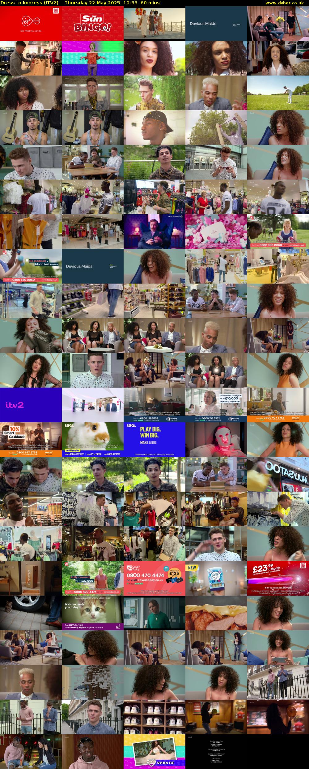 Dress To Impress (ITV2) Thursday 22 May 2025 10:55 - 11:55