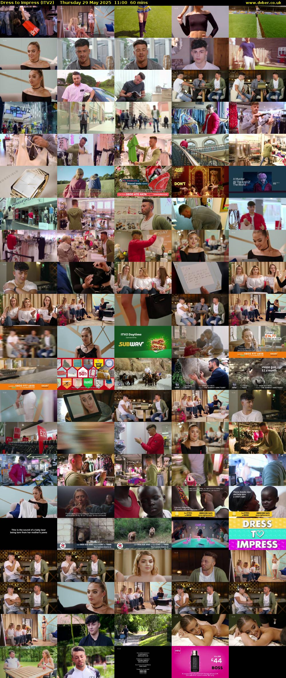Dress To Impress (ITV2) Thursday 29 May 2025 11:00 - 12:00