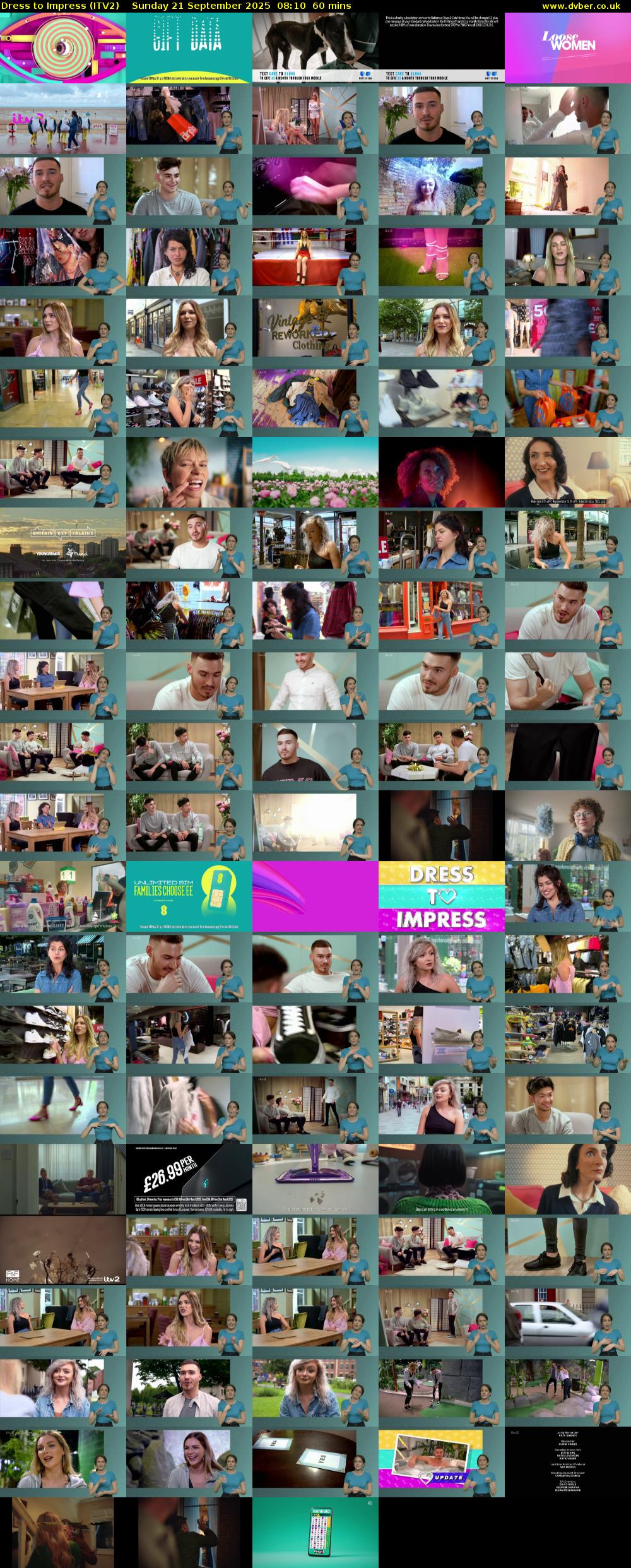 Dress To Impress (ITV2) Sunday 21 September 2025 08:10 - 09:10