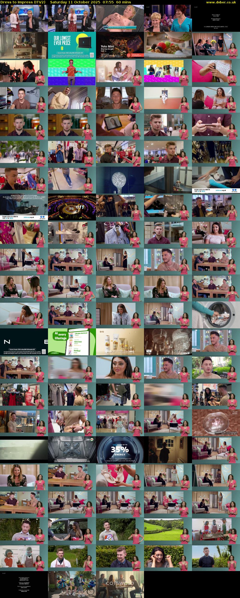 Dress To Impress (ITV2) Saturday 11 October 2025 07:55 - 08:55
