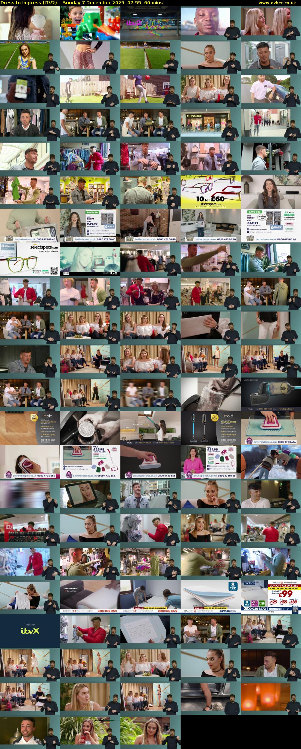 Dress To Impress (ITV2) Sunday 7 December 2025 07:55 - 08:55