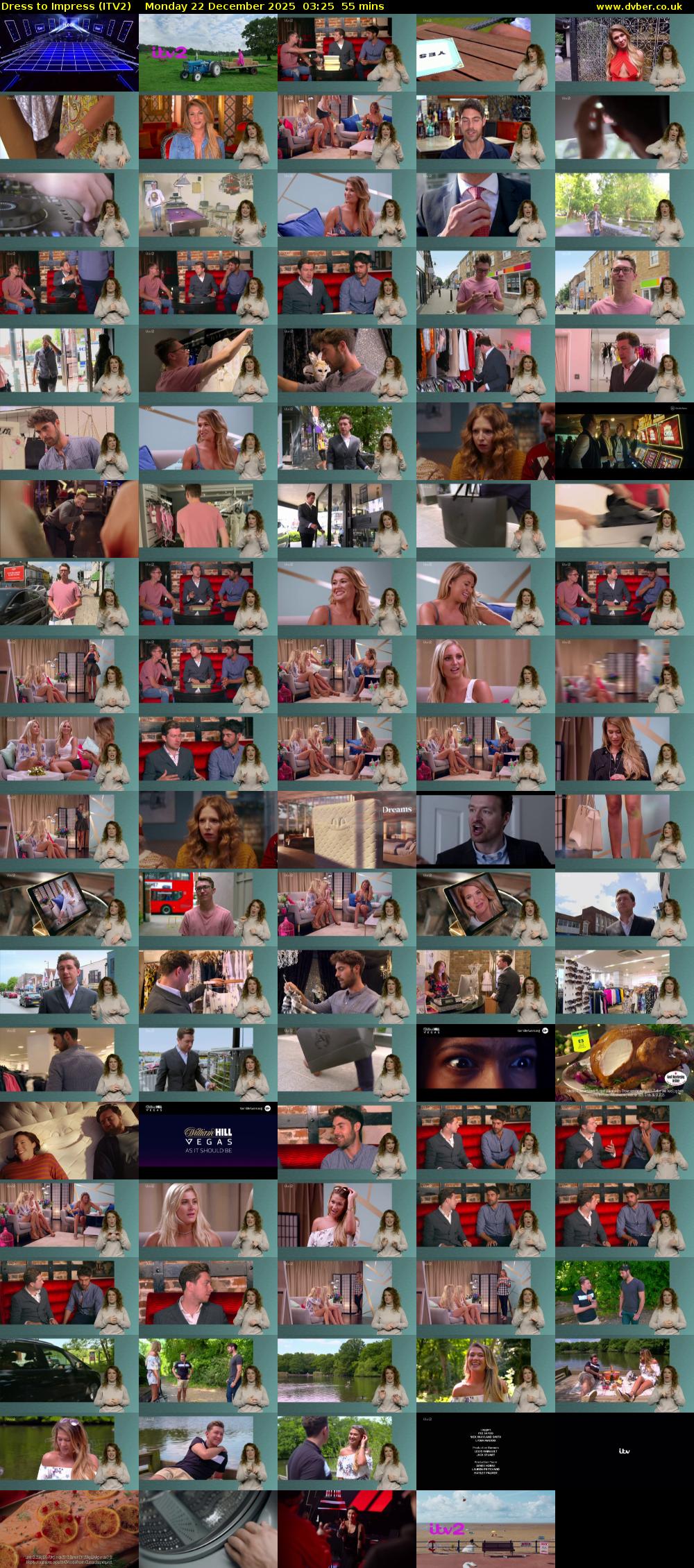 Dress To Impress (ITV2) Monday 22 December 2025 03:25 - 04:20