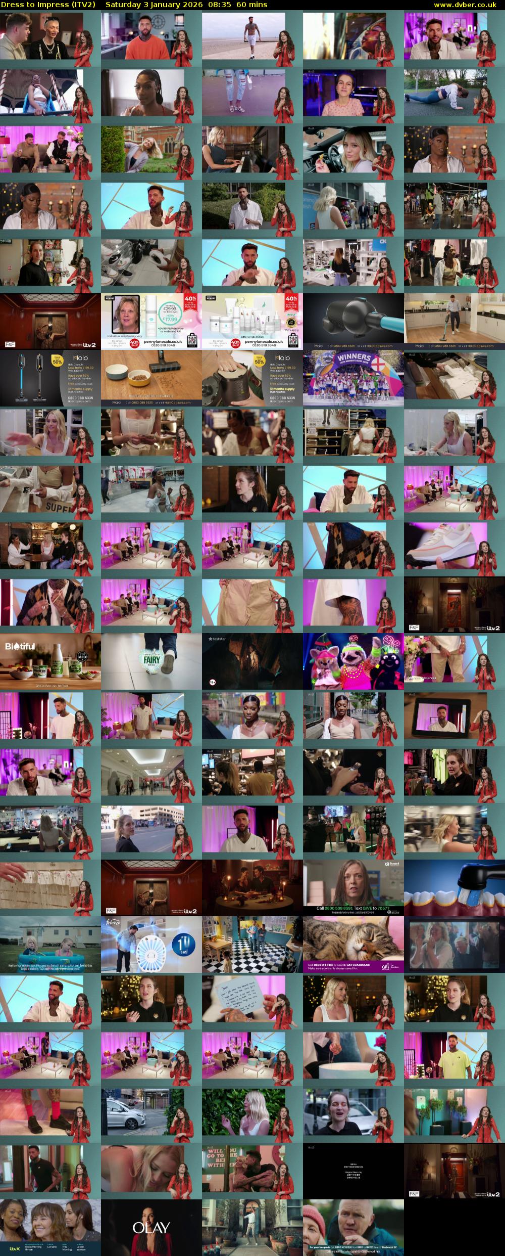 Dress To Impress (ITV2) Saturday 3 January 2026 08:35 - 09:35