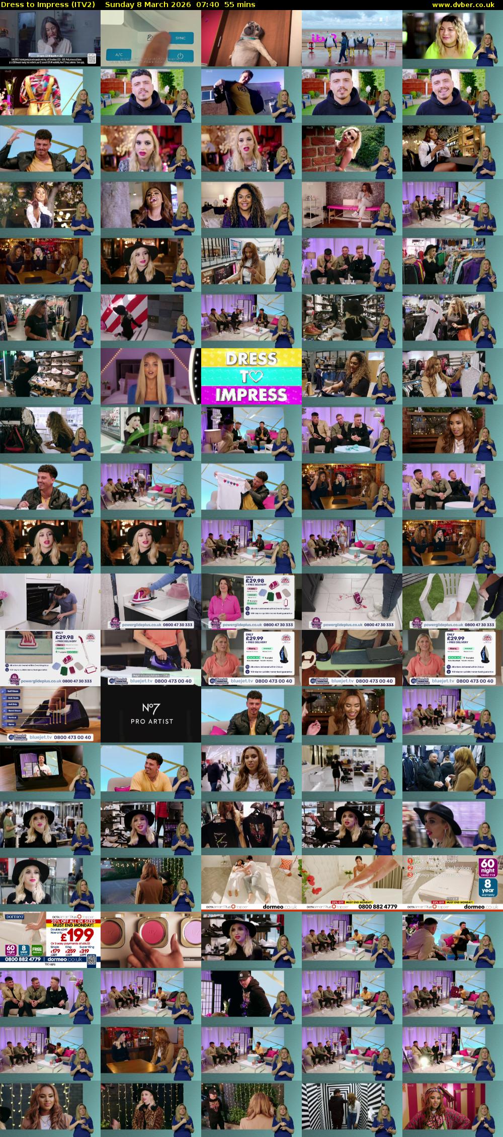 Dress To Impress (ITV2) Sunday 8 March 2026 07:40 - 08:35