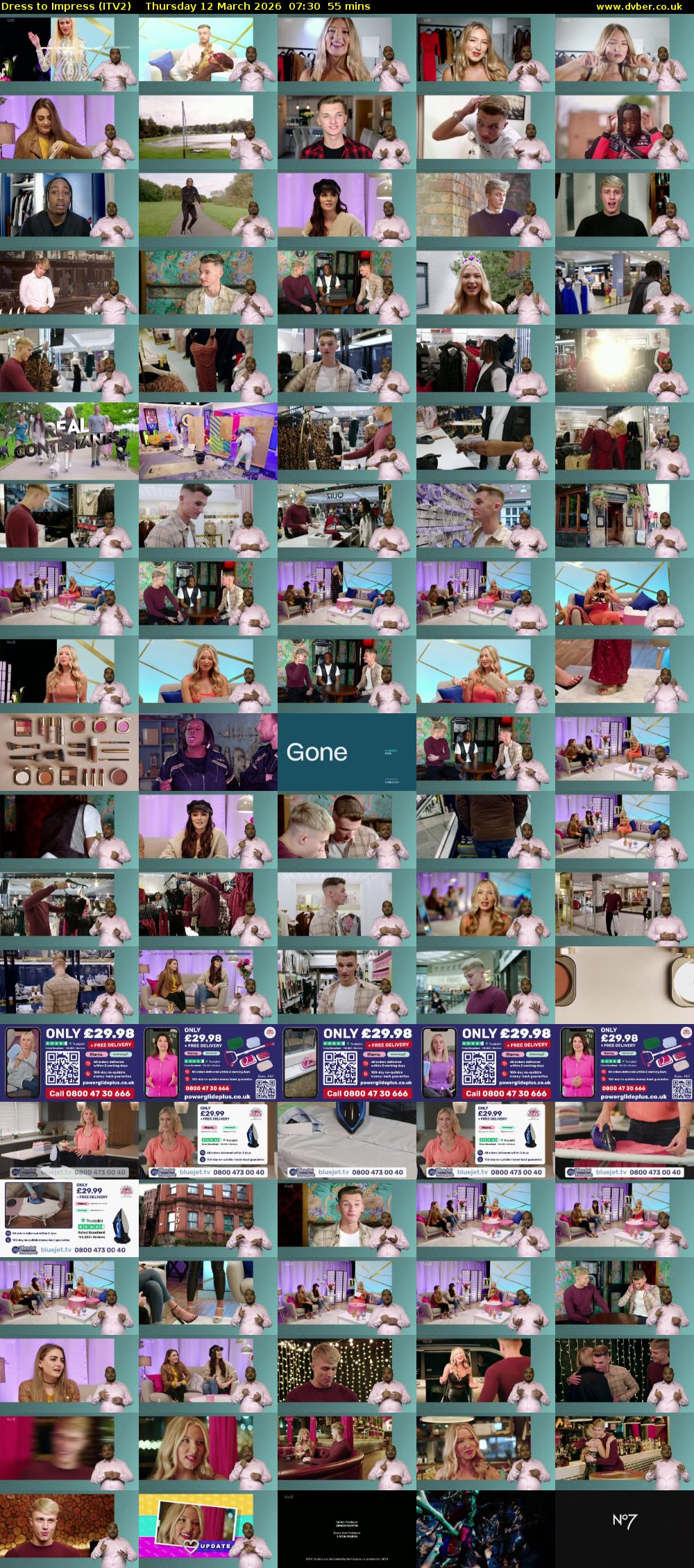 Dress To Impress (ITV2) Thursday 12 March 2026 07:30 - 08:25