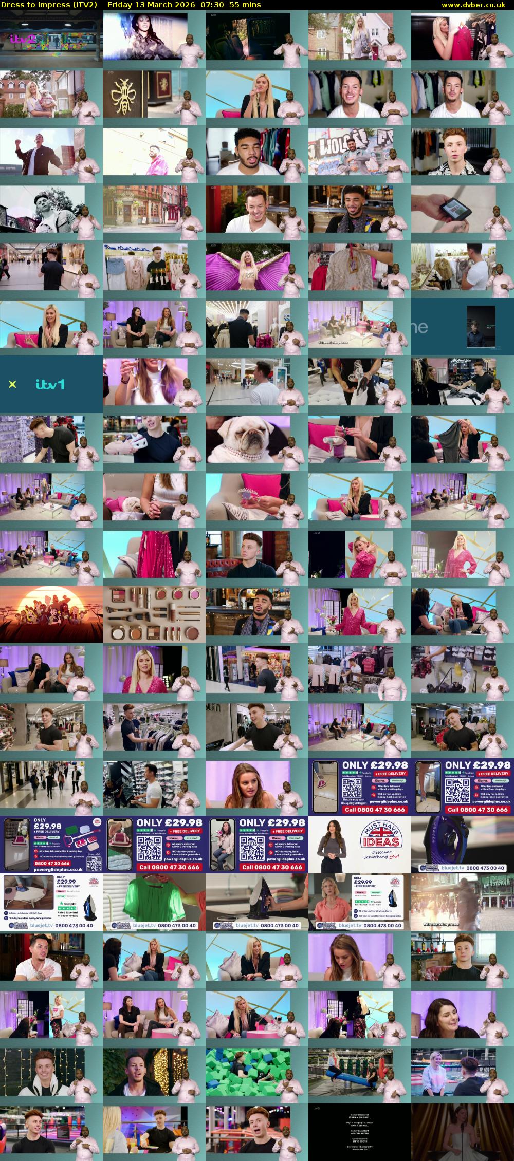 Dress To Impress (ITV2) Friday 13 March 2026 07:30 - 08:25