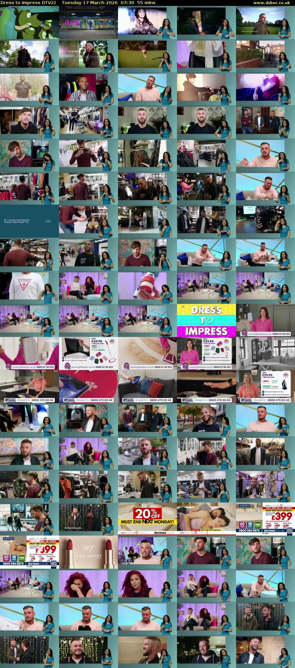 Dress To Impress (ITV2) Tuesday 17 March 2026 07:30 - 08:25
