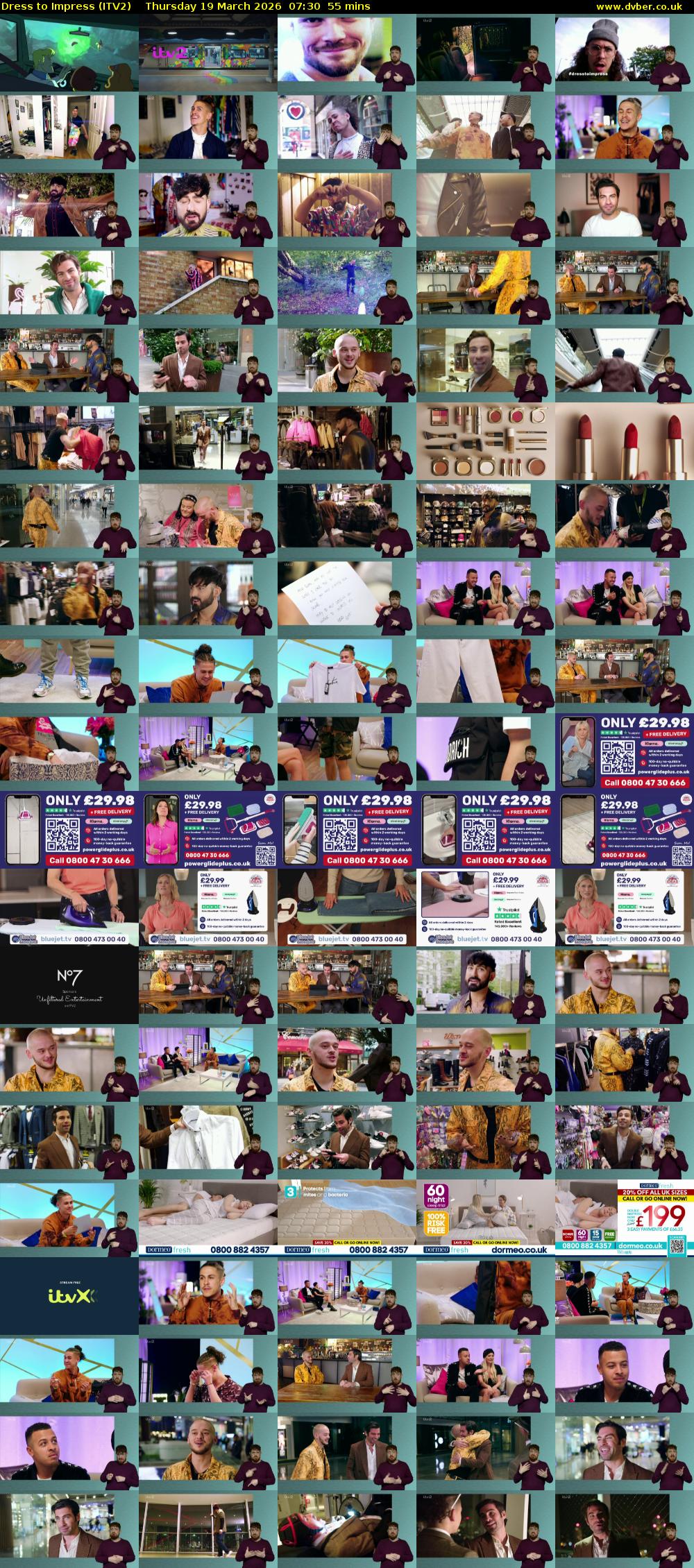 Dress To Impress (ITV2) Thursday 19 March 2026 07:30 - 08:25