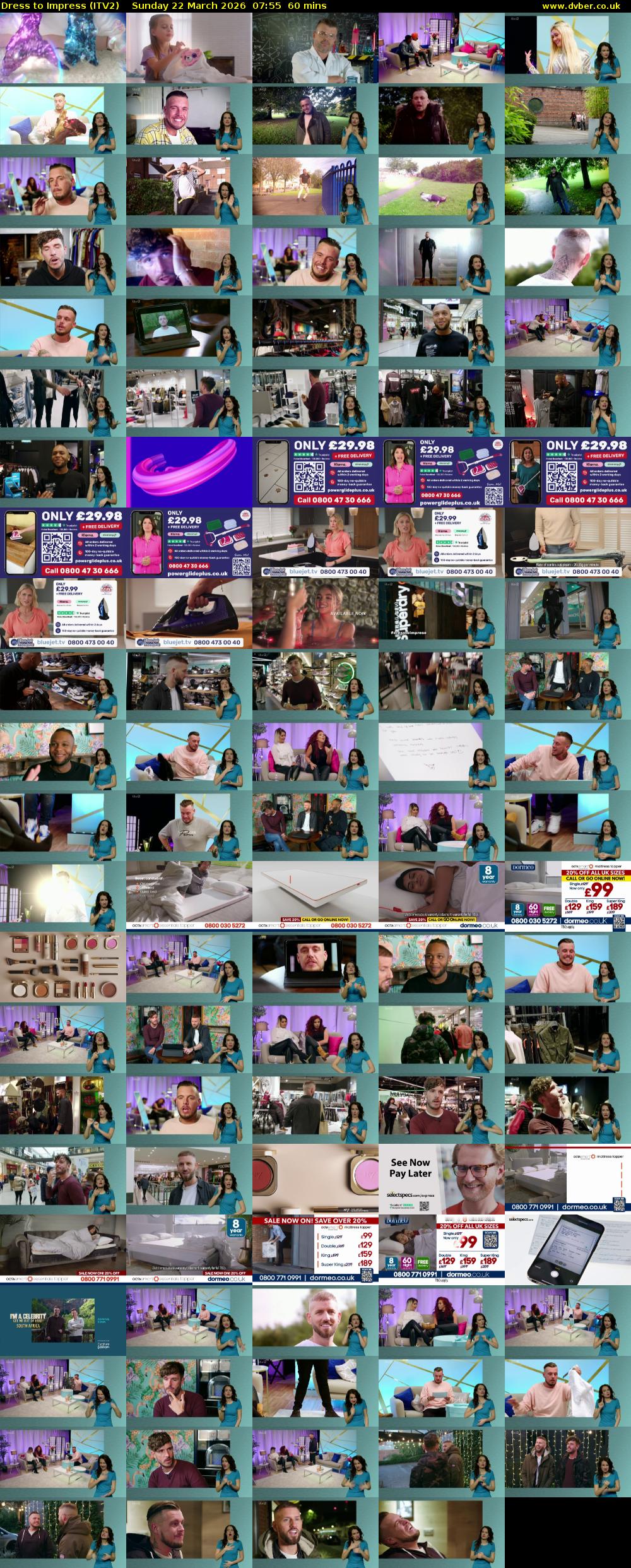 Dress To Impress (ITV2) Sunday 22 March 2026 07:55 - 08:55