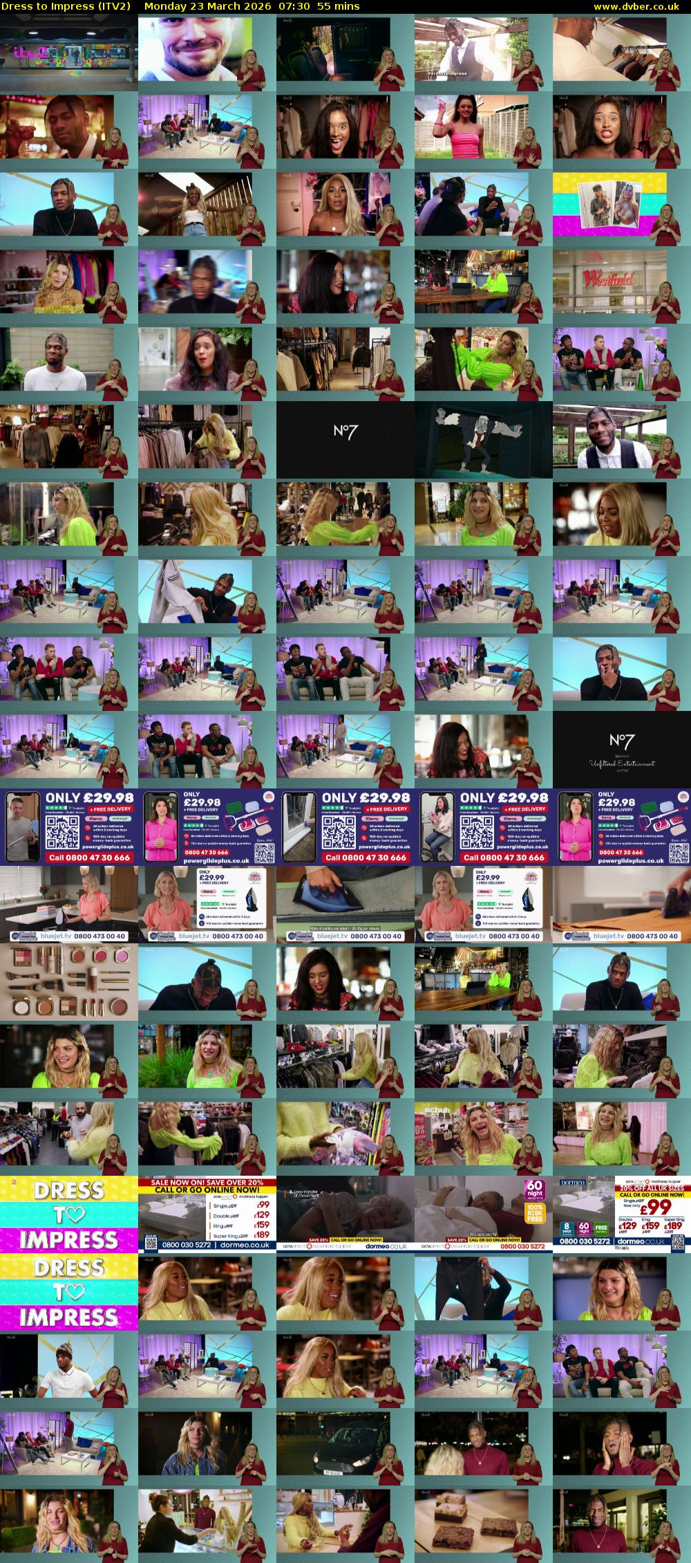 Dress To Impress (ITV2) Monday 23 March 2026 07:30 - 08:25