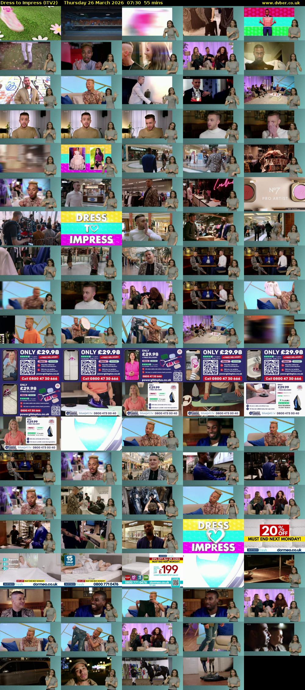 Dress To Impress (ITV2) Thursday 26 March 2026 07:30 - 08:25