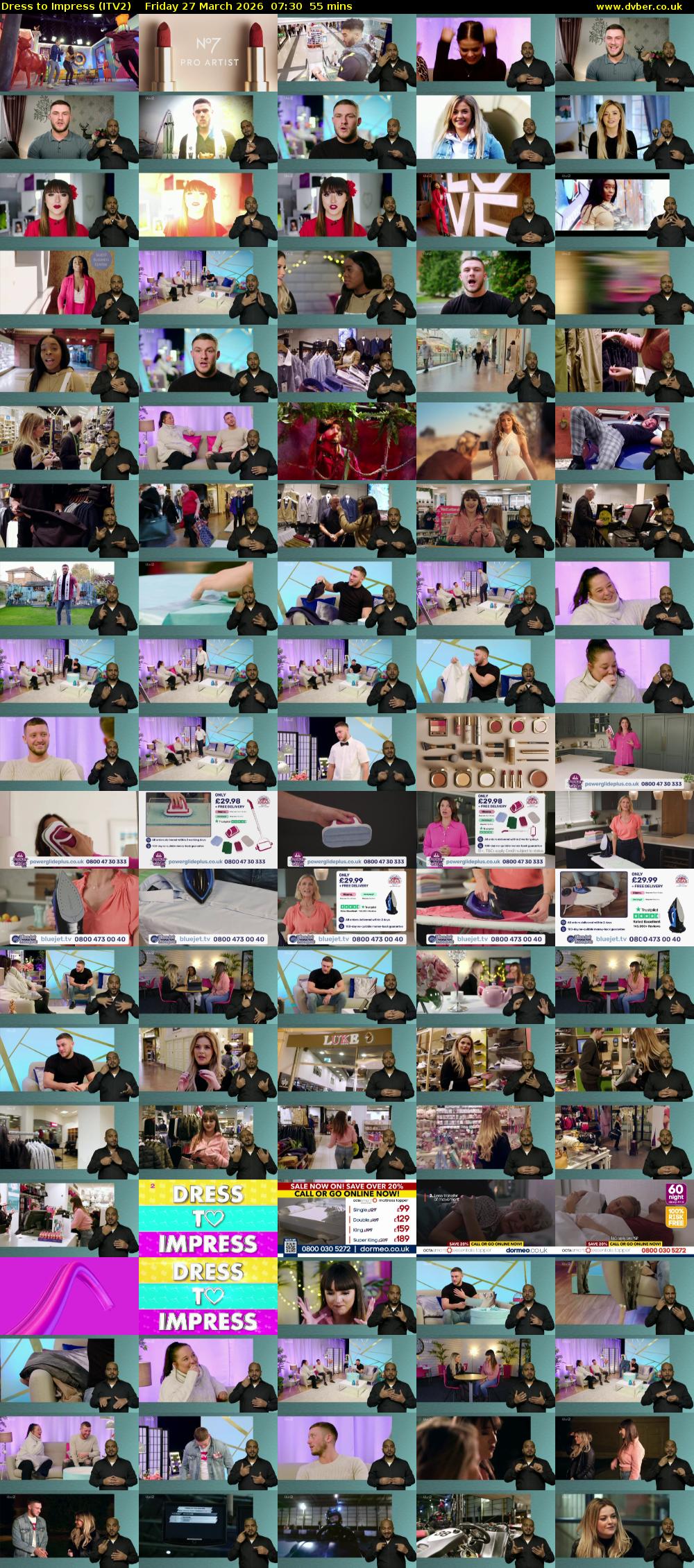 Dress To Impress (ITV2) Friday 27 March 2026 07:30 - 08:25