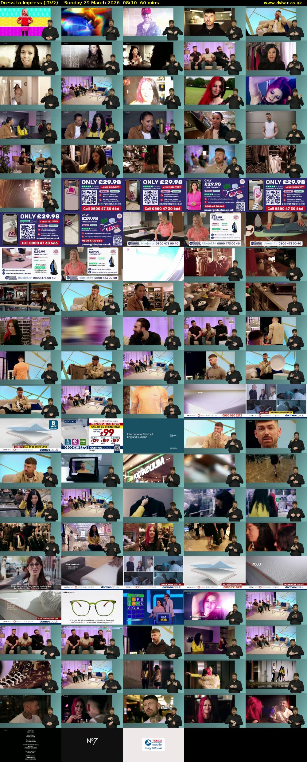 Dress To Impress (ITV2) Sunday 29 March 2026 08:10 - 09:10