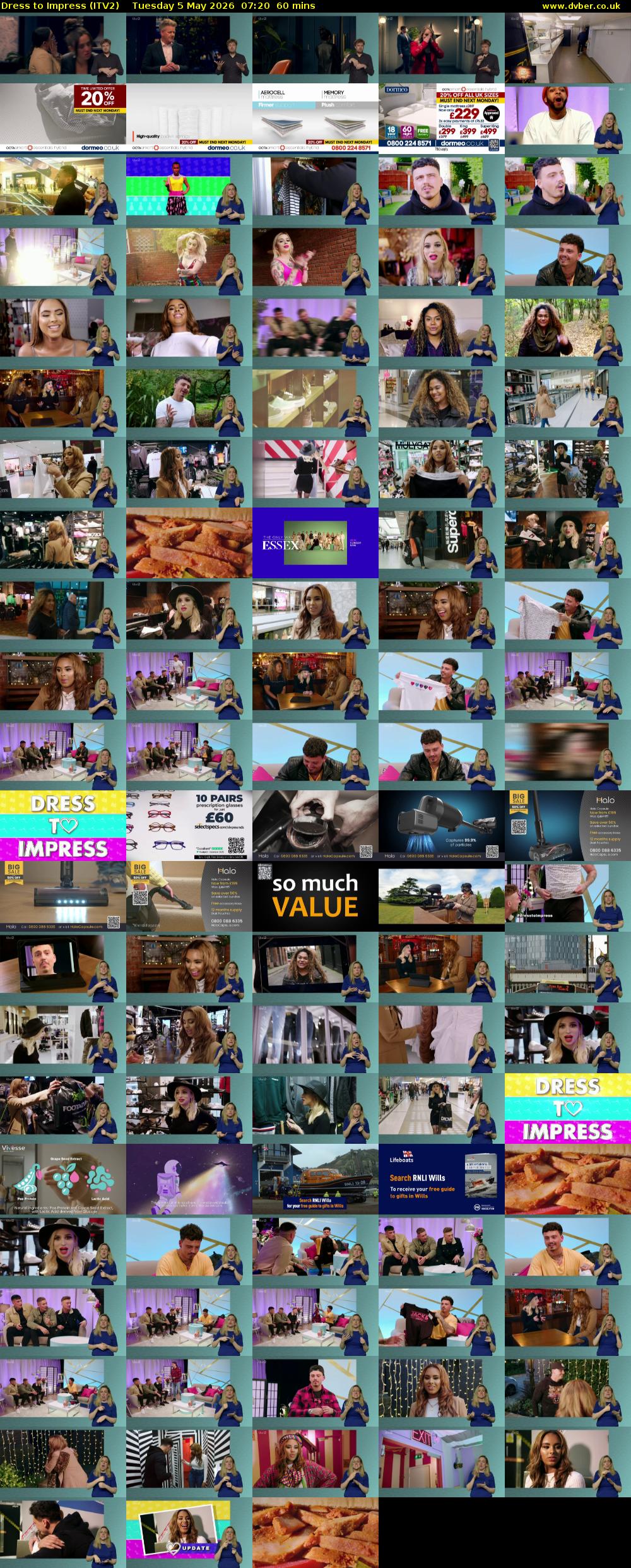 Dress To Impress (ITV2) Tuesday 5 May 2026 07:20 - 08:20