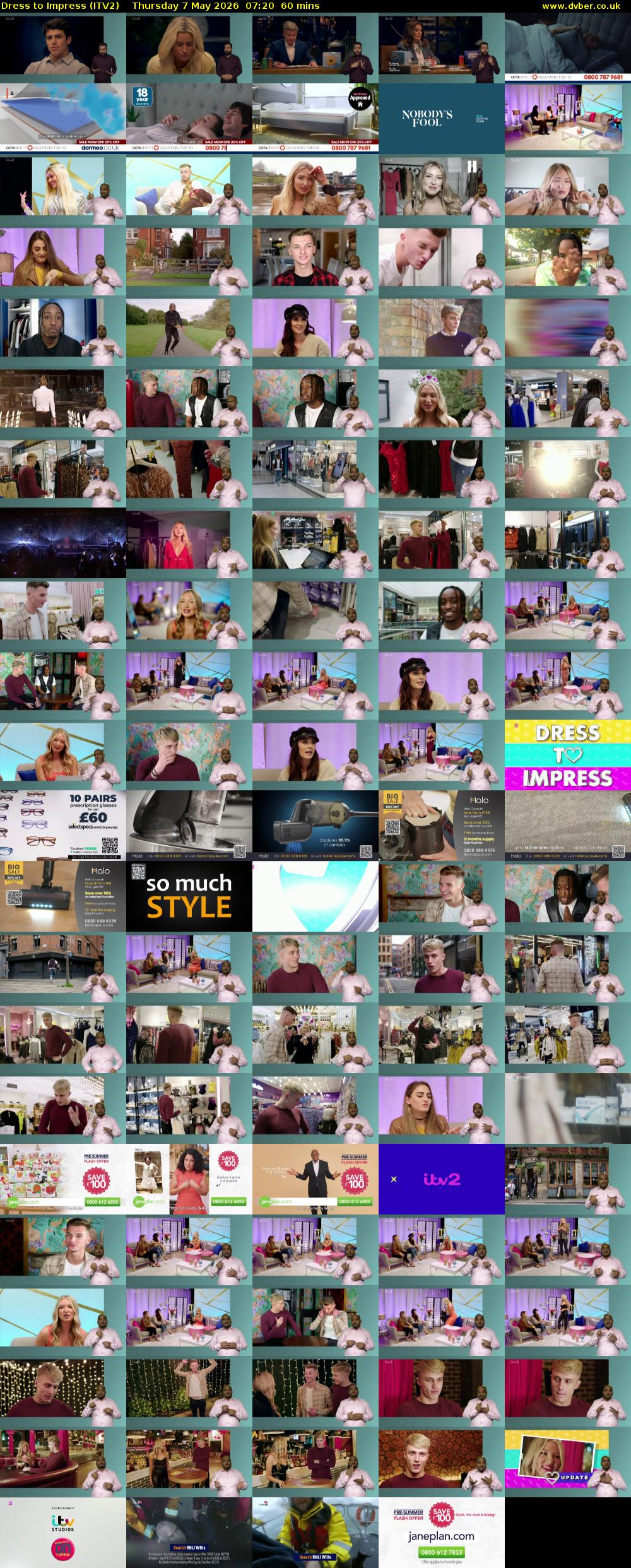 Dress To Impress (ITV2) Thursday 7 May 2026 07:20 - 08:20