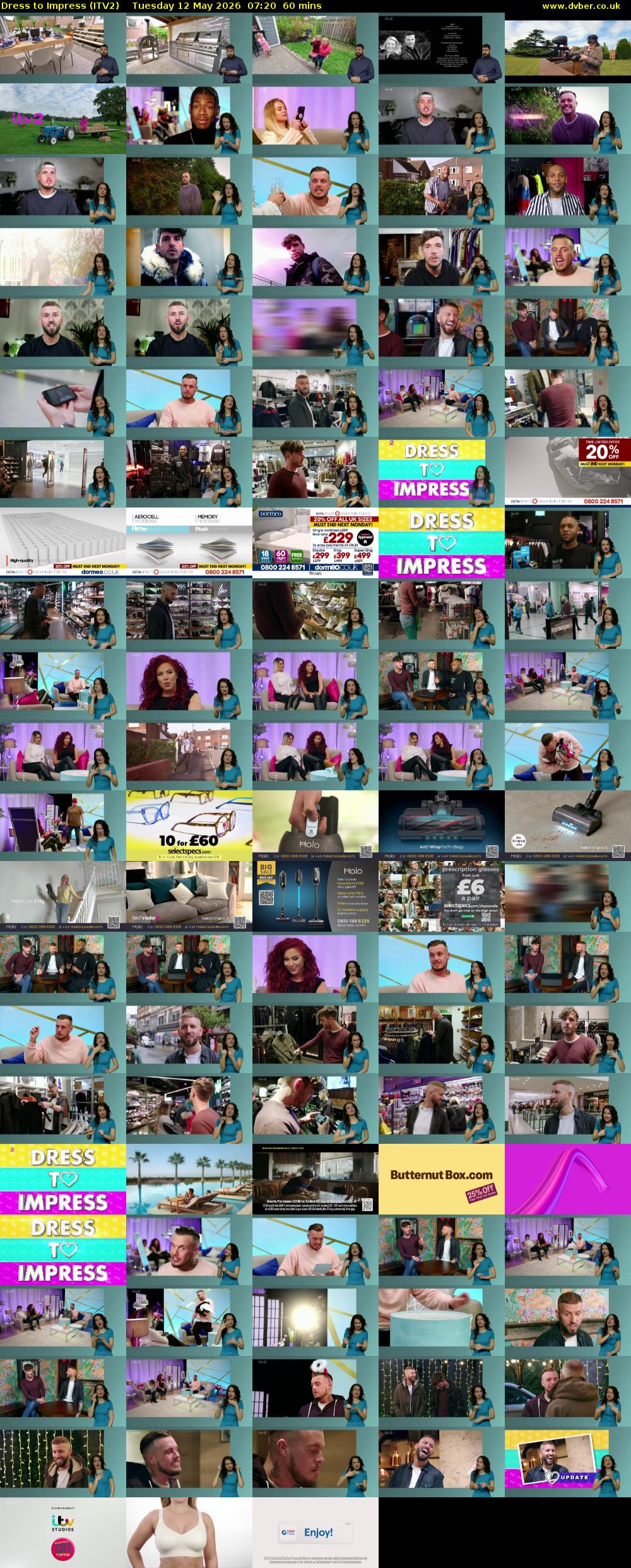 Dress To Impress (ITV2) Tuesday 12 May 2026 07:20 - 08:20