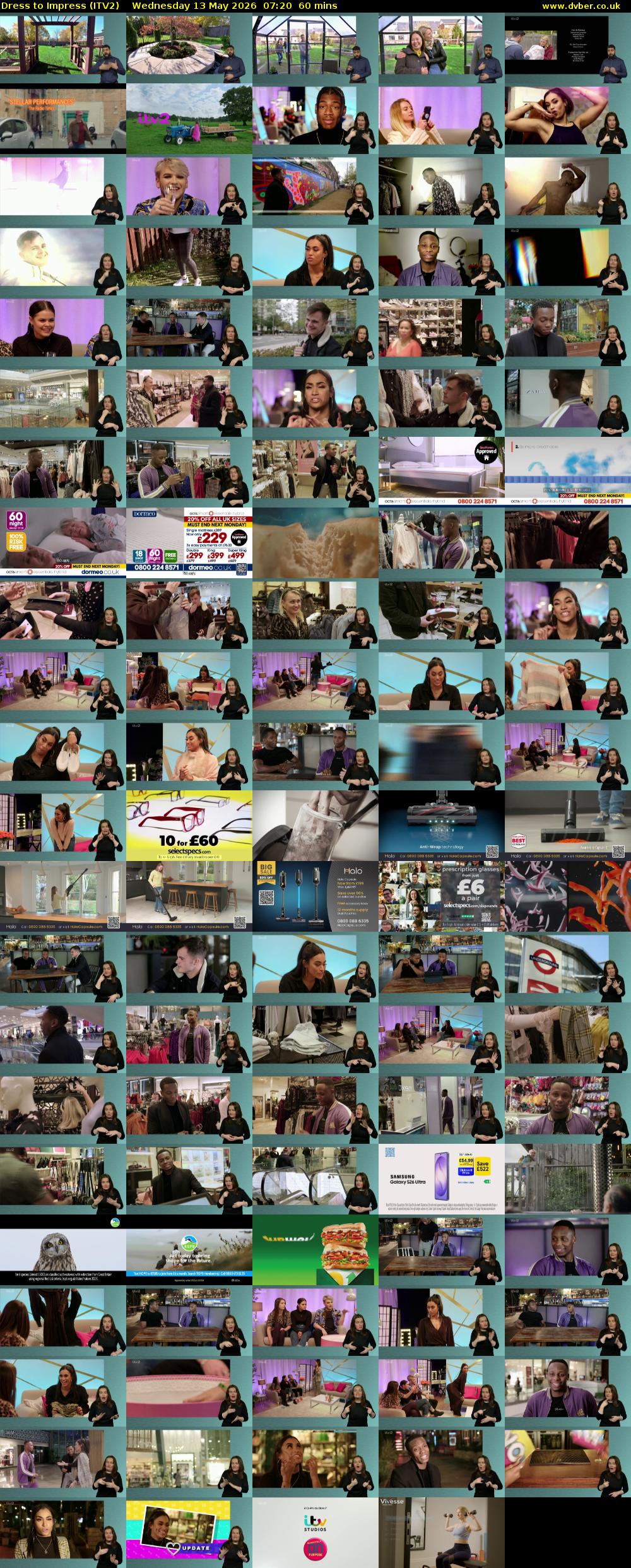 Dress To Impress (ITV2) Wednesday 13 May 2026 07:20 - 08:20