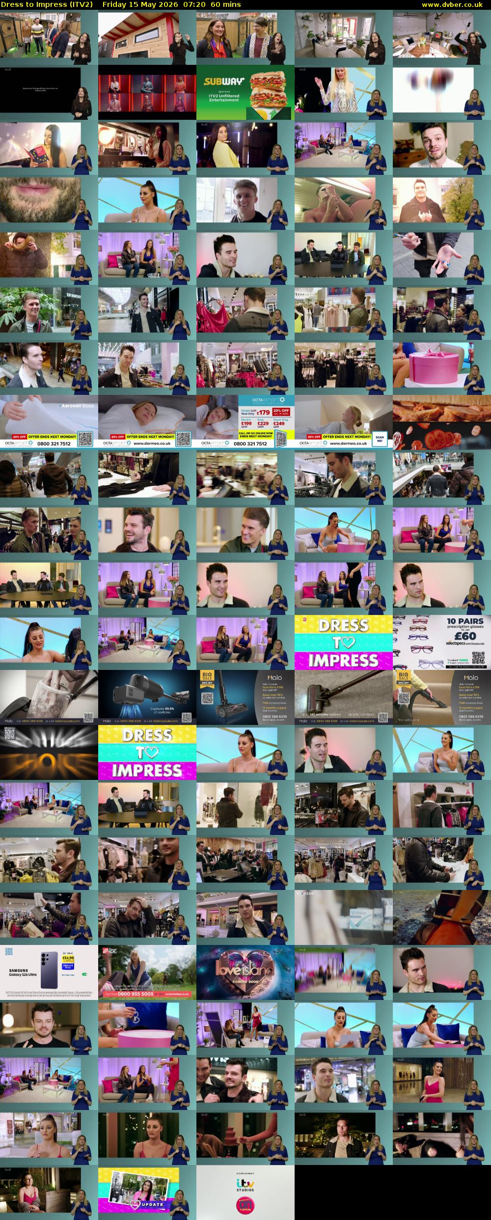 Dress To Impress (ITV2) Friday 15 May 2026 07:20 - 08:20