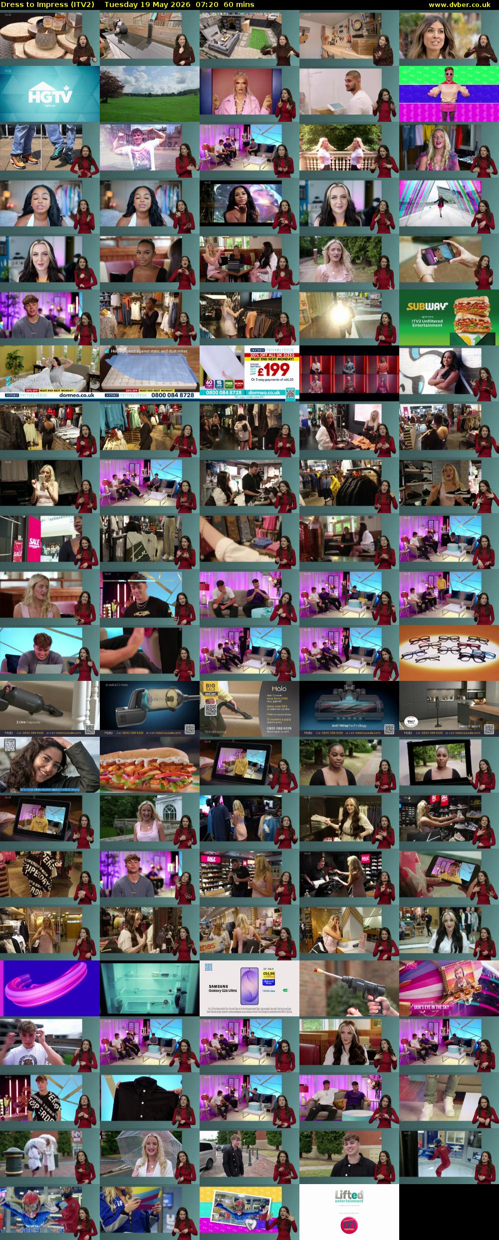 Dress To Impress (ITV2) Tuesday 19 May 2026 07:20 - 08:20