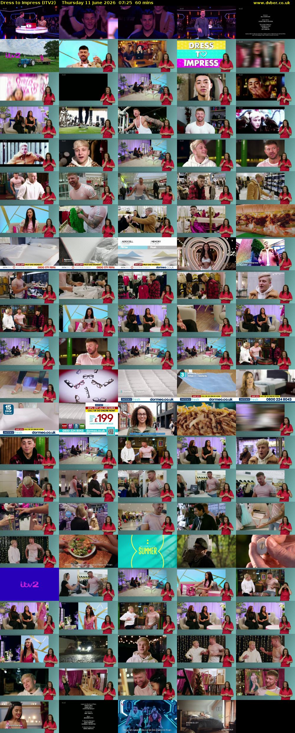 Dress To Impress (ITV2) Thursday 11 June 2026 07:25 - 08:25
