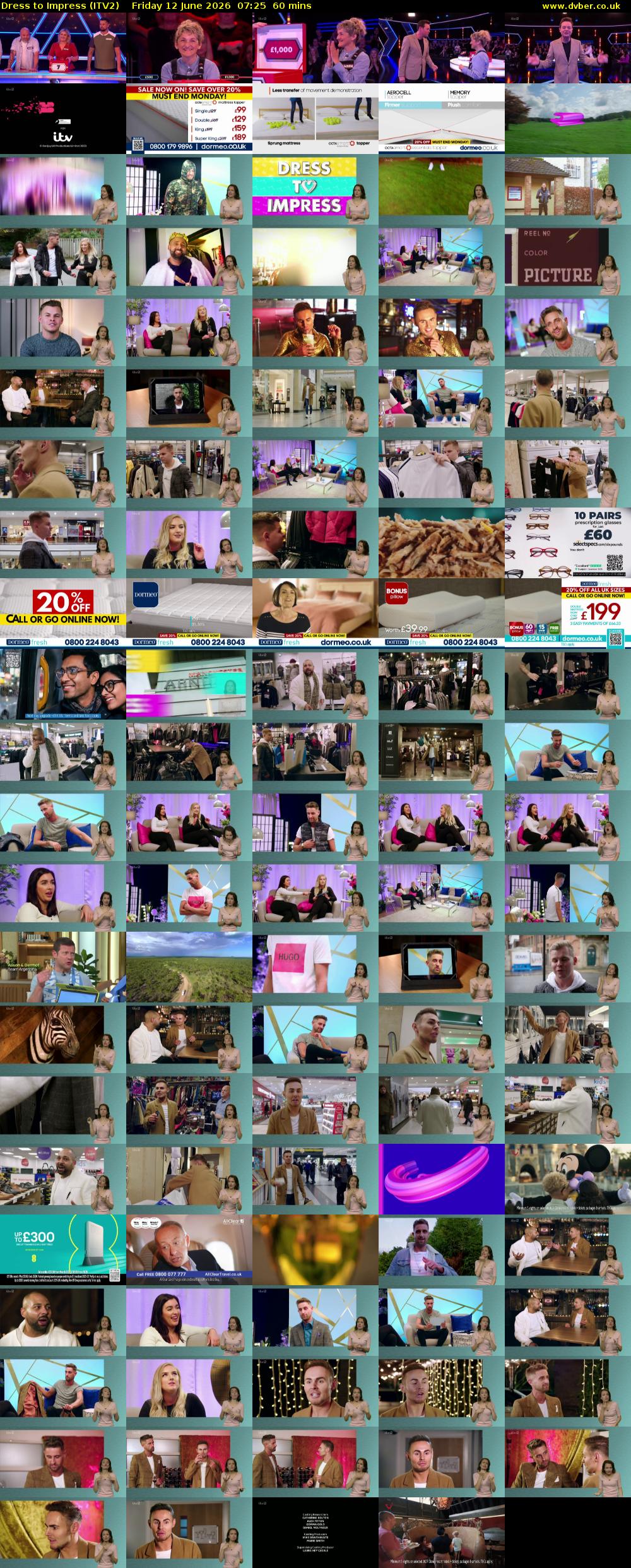 Dress To Impress (ITV2) Friday 12 June 2026 07:25 - 08:25