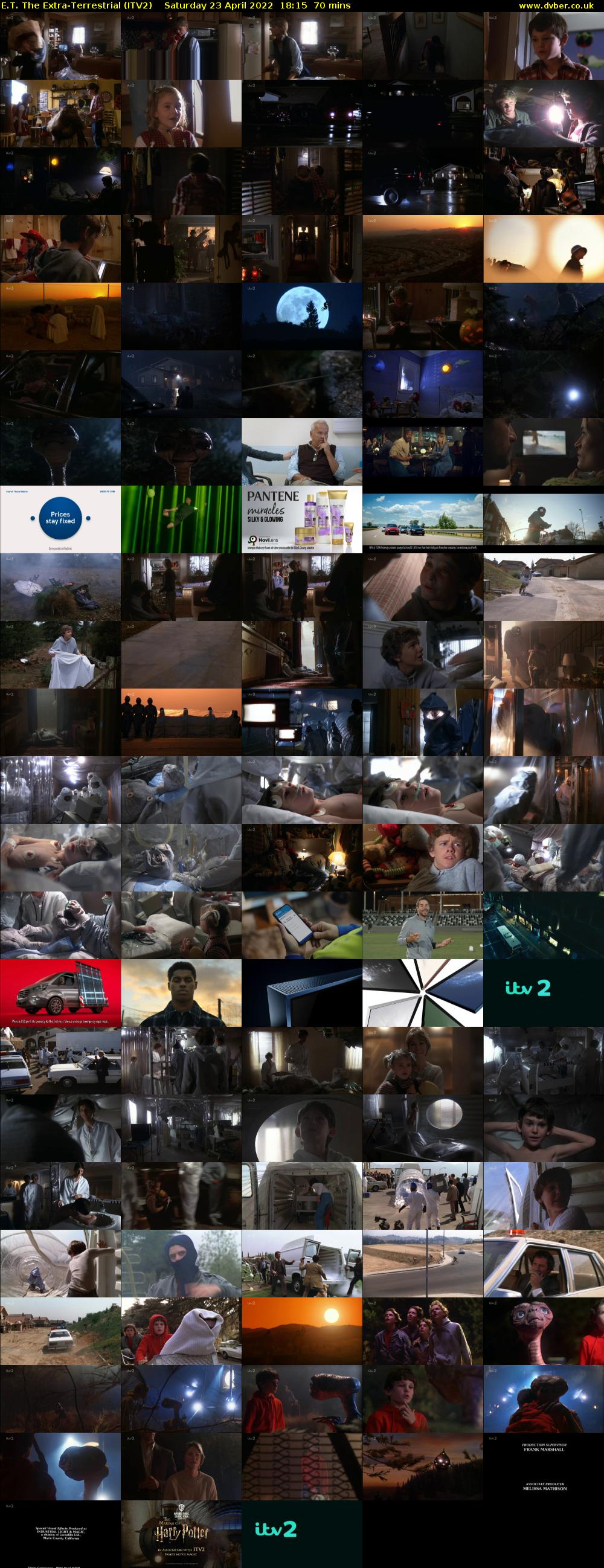E.T. The Extra-Terrestrial (ITV2) Saturday 23 April 2022 18:15 - 19:25