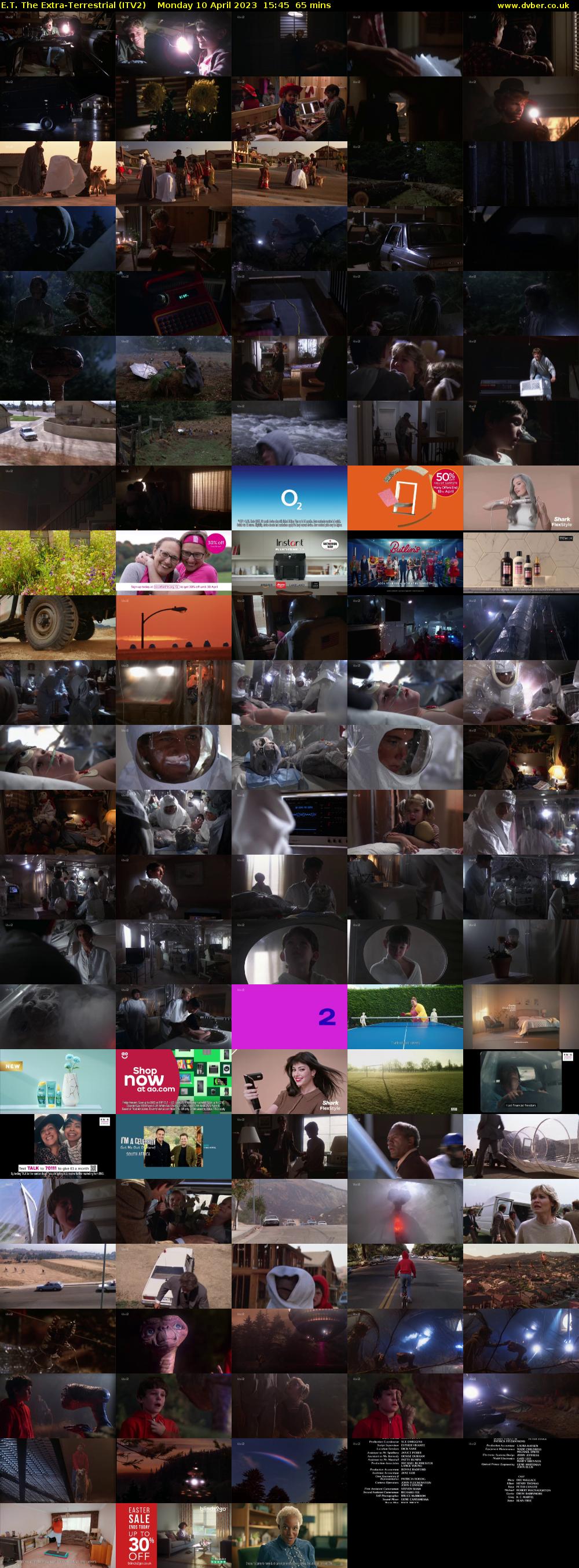 E.T. The Extra-Terrestrial (ITV2) Monday 10 April 2023 15:45 - 16:50
