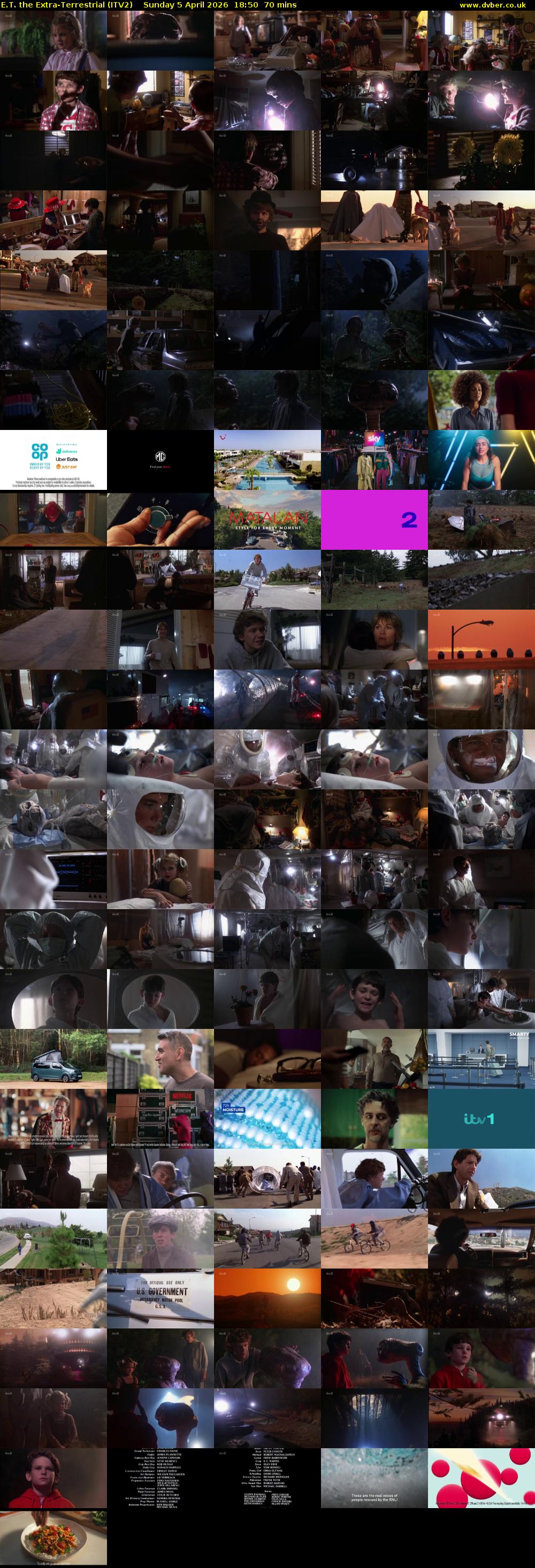 E.T. The Extra-Terrestrial (ITV2) Sunday 5 April 2026 18:50 - 20:00