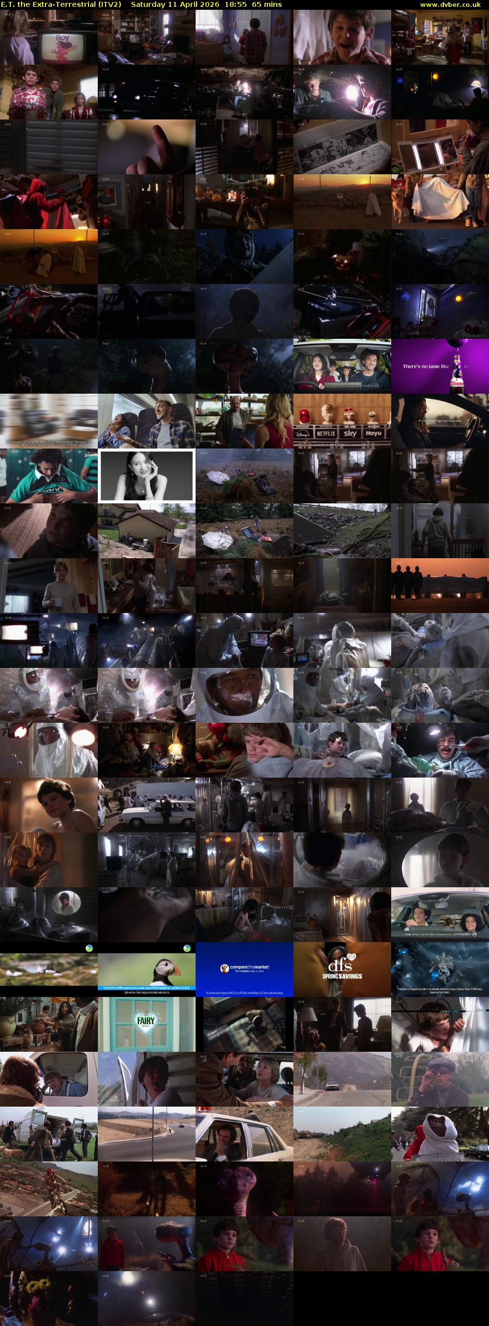 E.T. The Extra-Terrestrial (ITV2) Saturday 11 April 2026 18:55 - 20:00