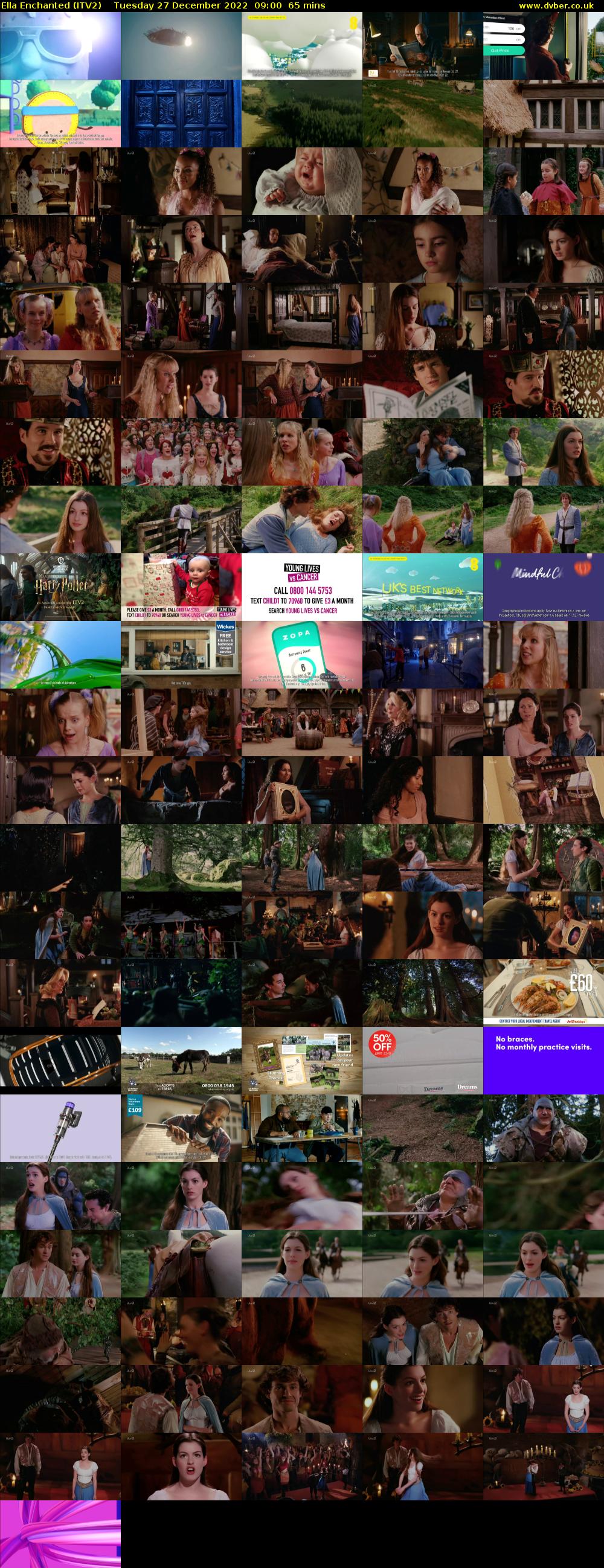 Ella Enchanted (ITV2) Tuesday 27 December 2022 09:00 - 10:05