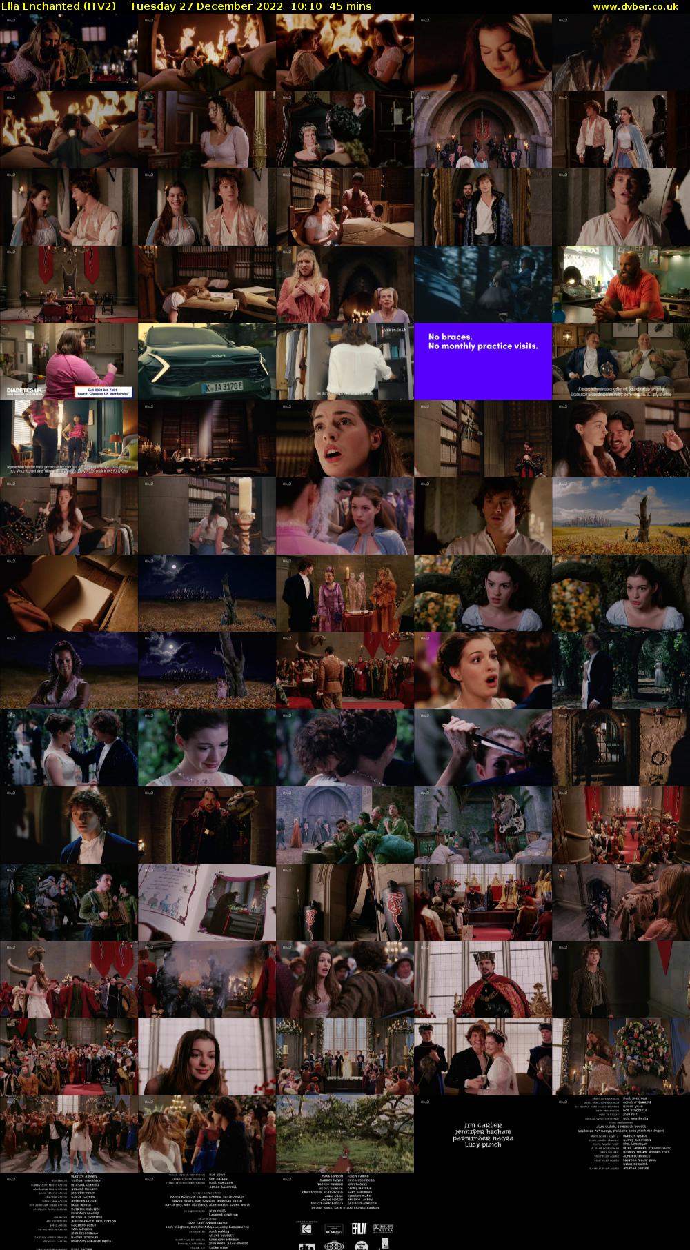 Ella Enchanted (ITV2) Tuesday 27 December 2022 10:10 - 10:55