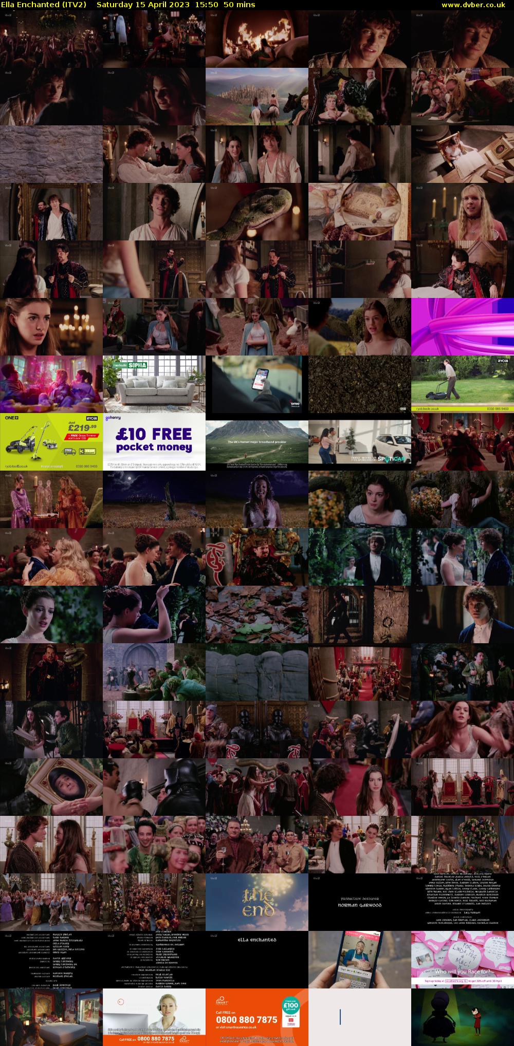 Ella Enchanted (ITV2) Saturday 15 April 2023 15:50 - 16:40