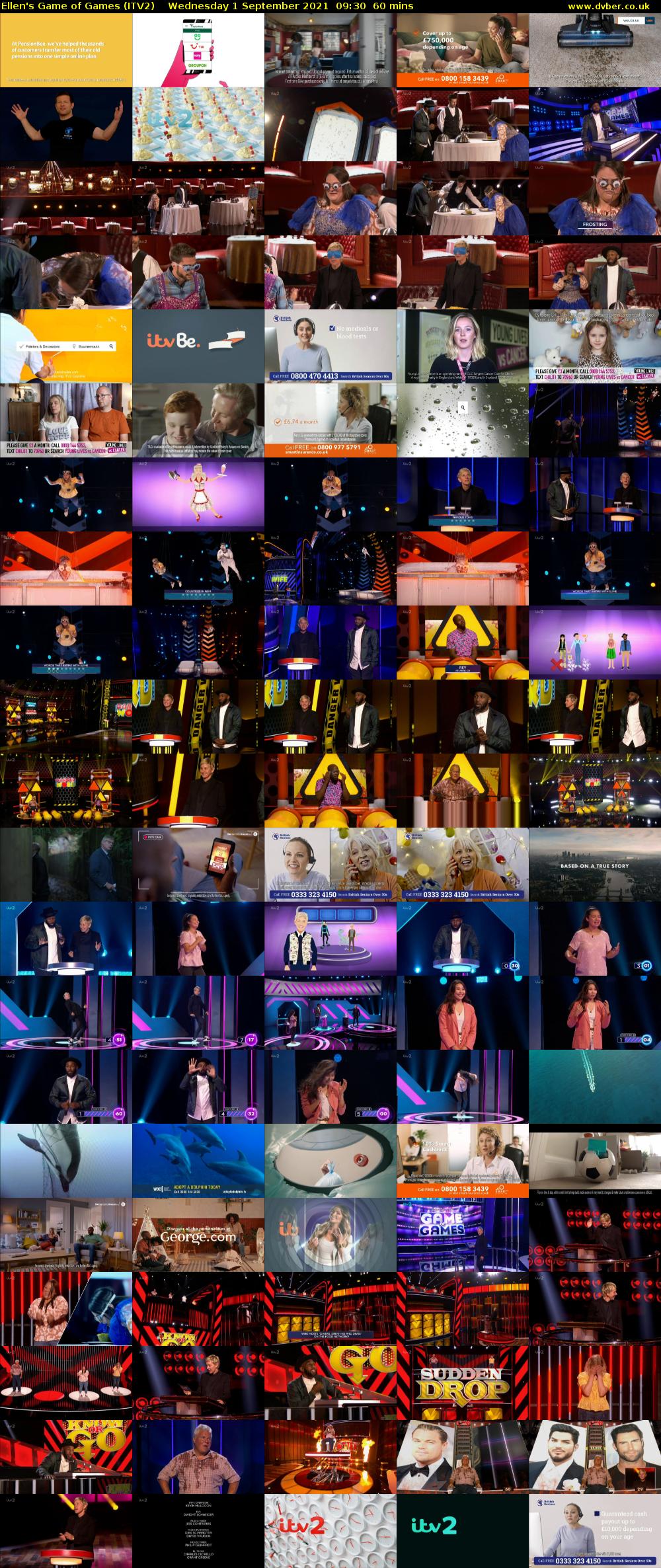 Ellen's Game of Games (ITV2) Wednesday 1 September 2021 09:30 - 10:30