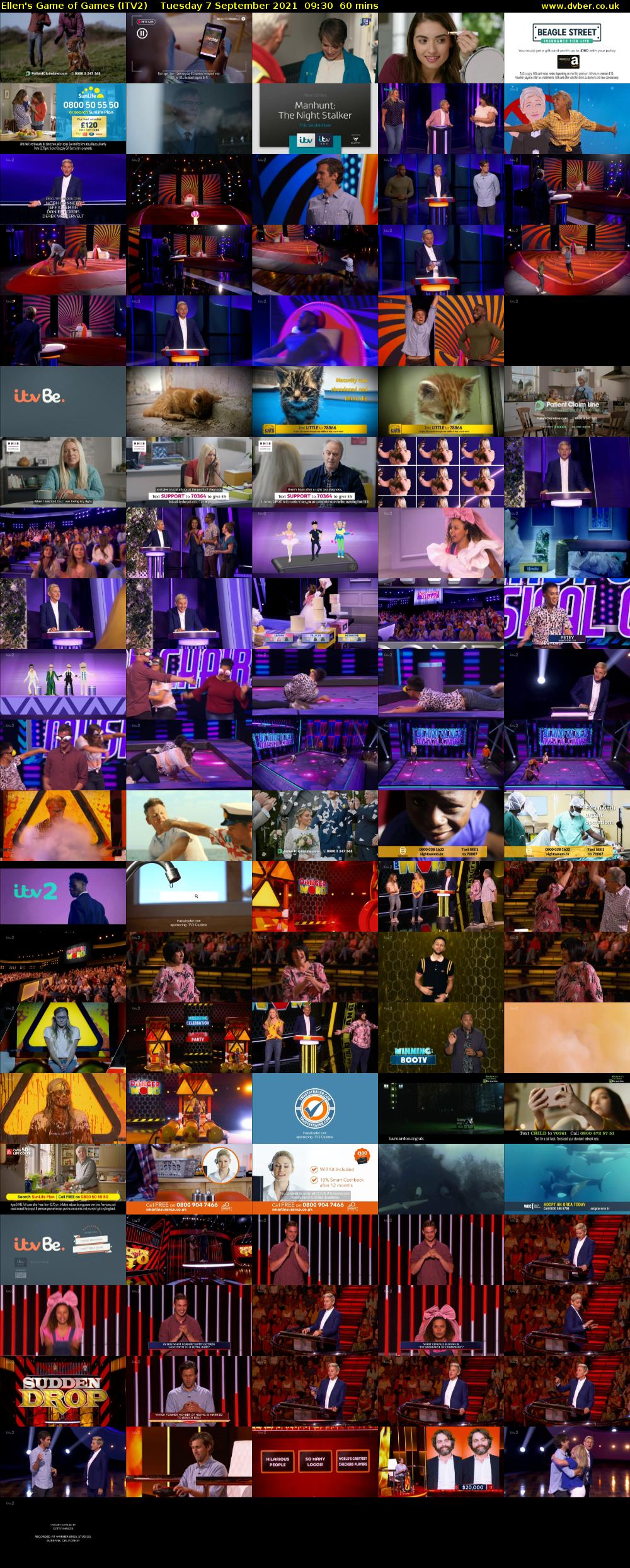 Ellen's Game of Games (ITV2) Tuesday 7 September 2021 09:30 - 10:30