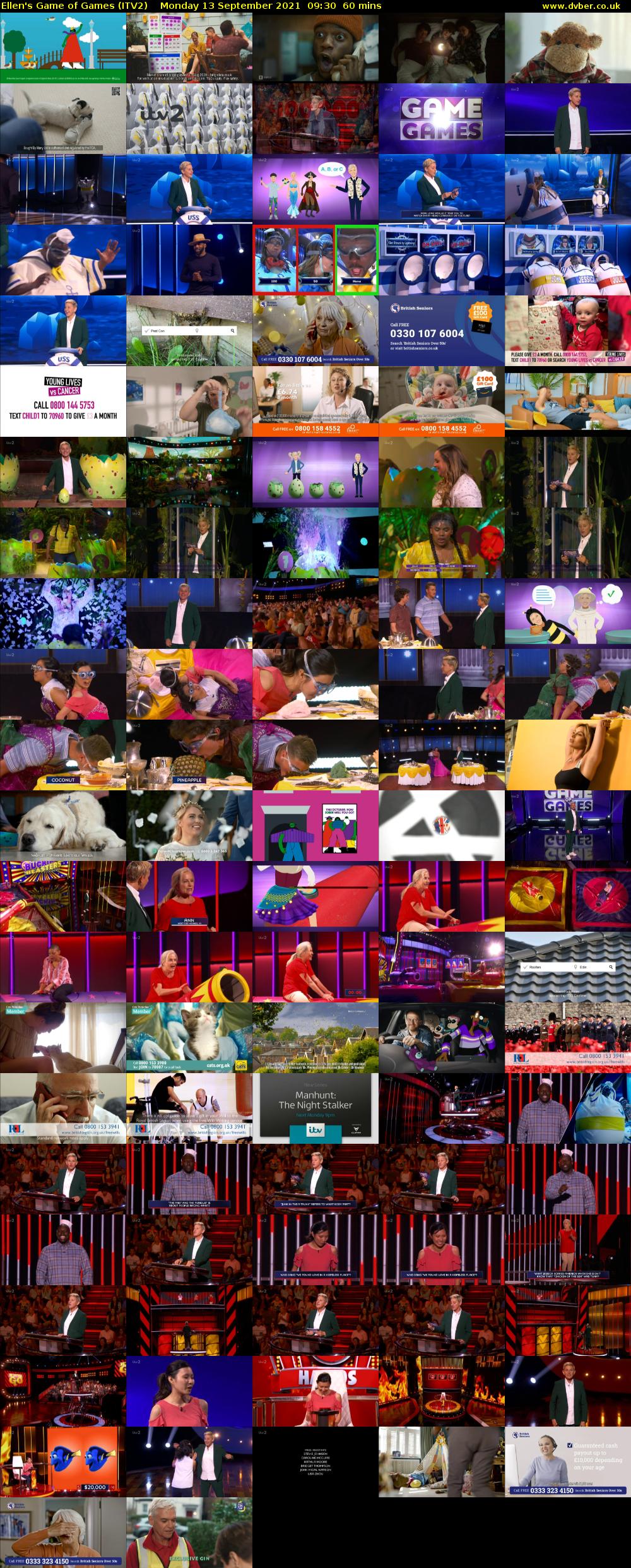 Ellen's Game of Games (ITV2) Monday 13 September 2021 09:30 - 10:30