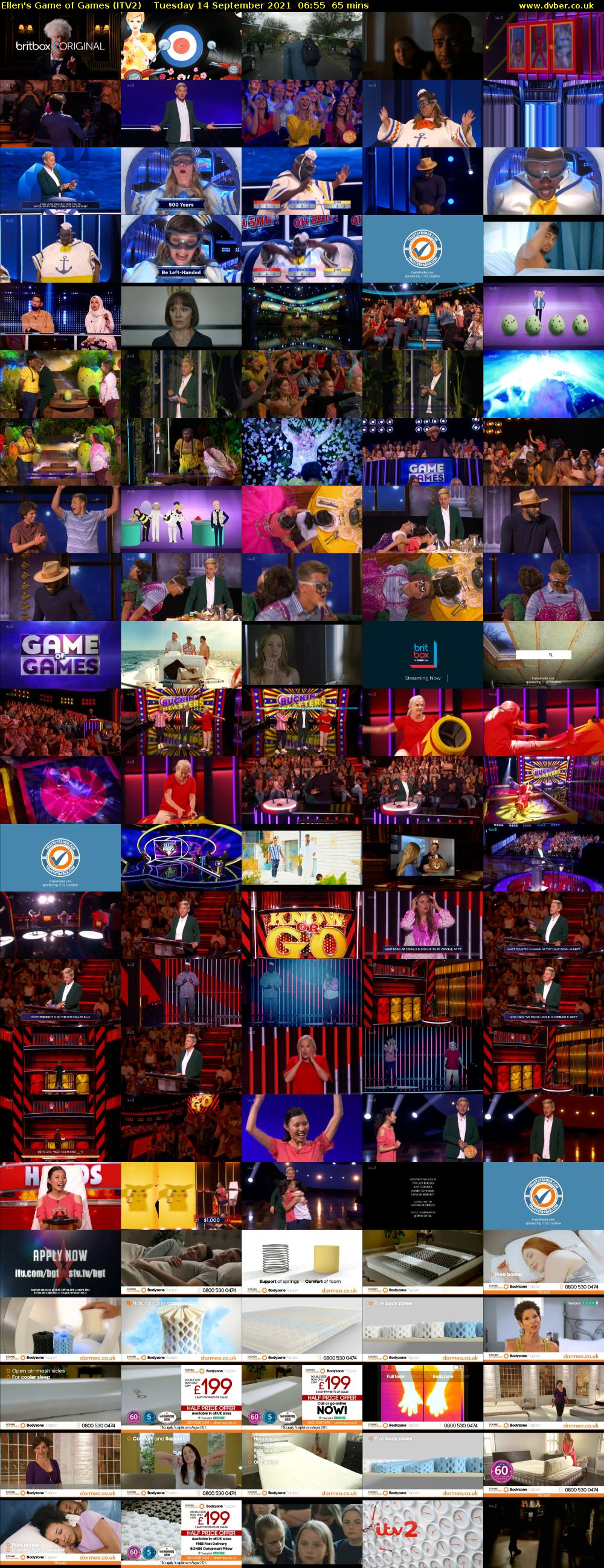 Ellen's Game of Games (ITV2) Tuesday 14 September 2021 06:55 - 08:00