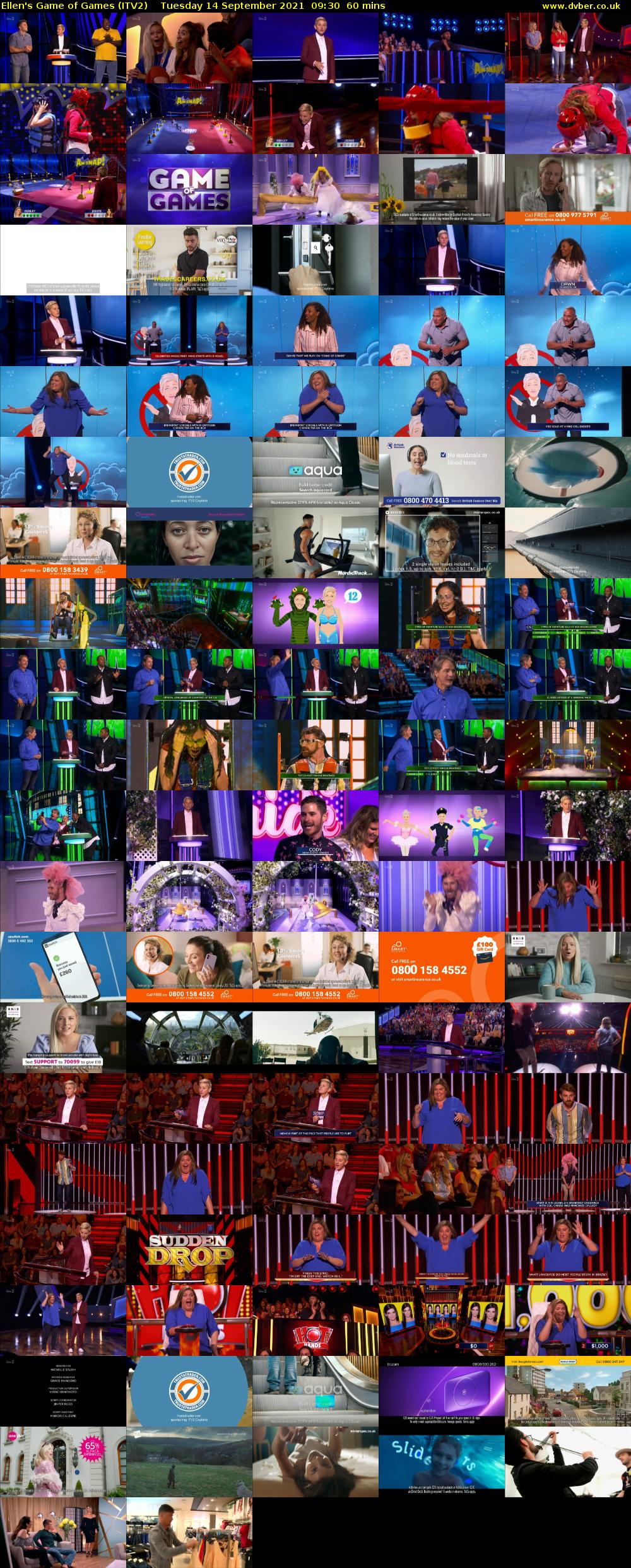 Ellen's Game of Games (ITV2) Tuesday 14 September 2021 09:30 - 10:30