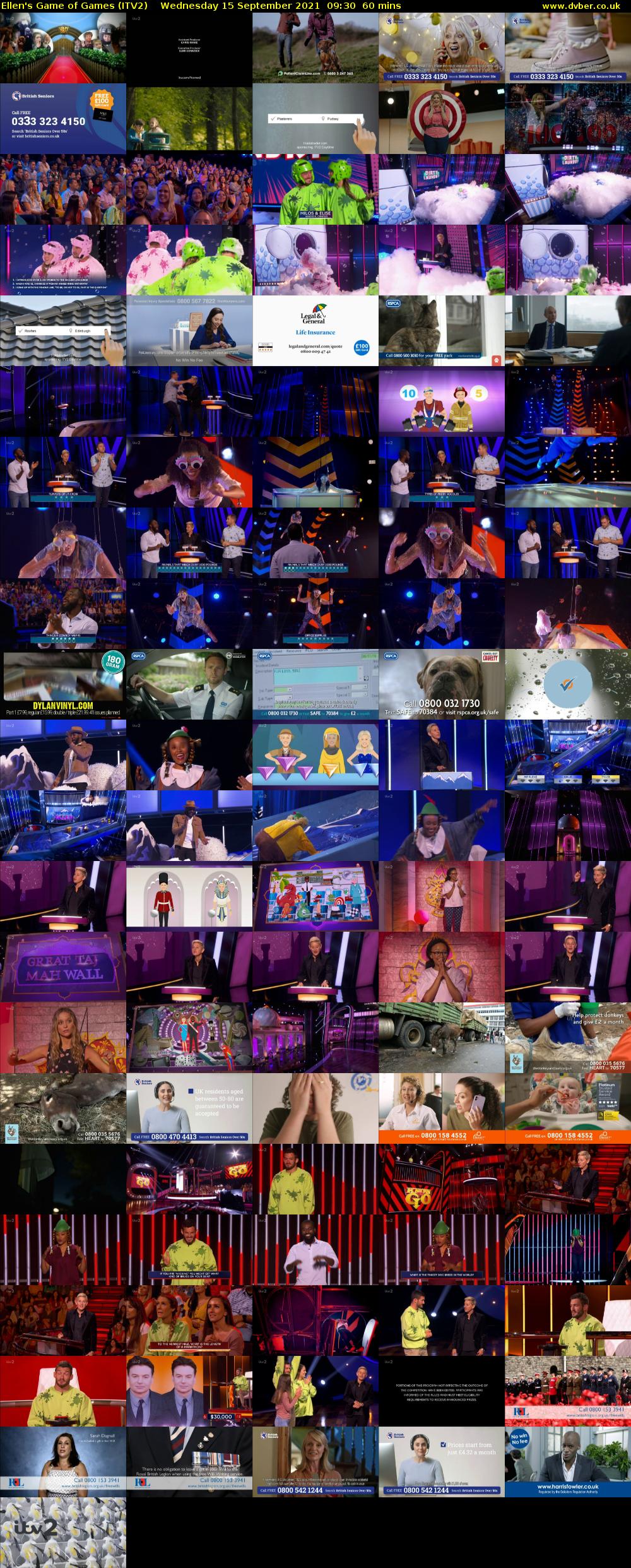 Ellen's Game of Games (ITV2) Wednesday 15 September 2021 09:30 - 10:30