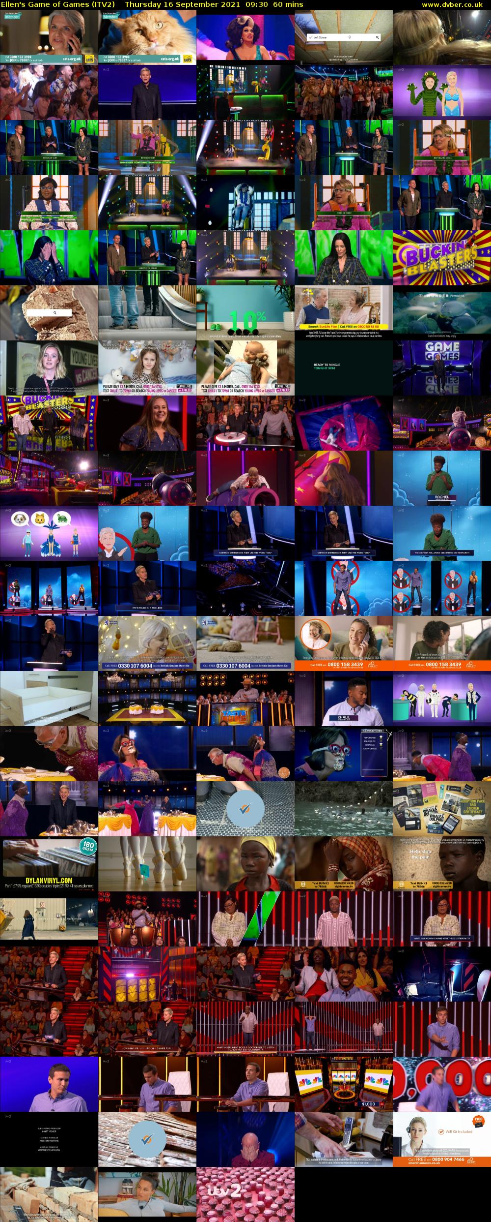 Ellen's Game of Games (ITV2) Thursday 16 September 2021 09:30 - 10:30