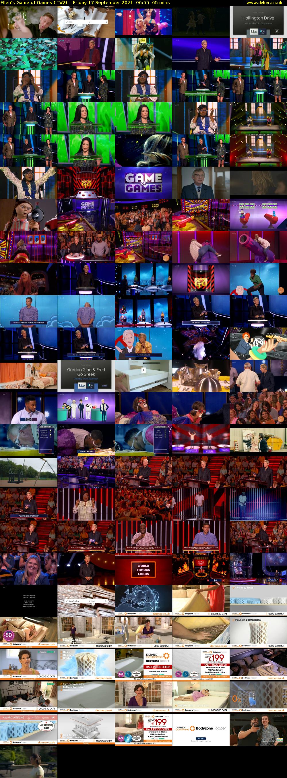 Ellen's Game of Games (ITV2) Friday 17 September 2021 06:55 - 08:00