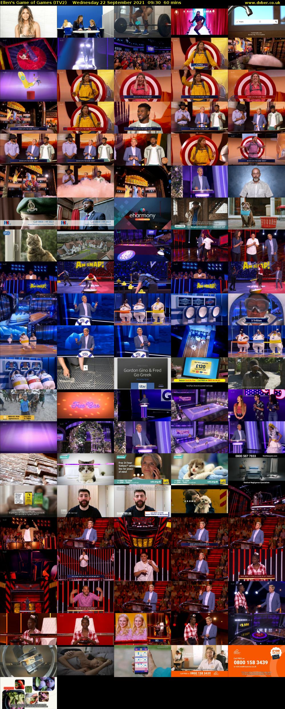 Ellen's Game of Games (ITV2) Wednesday 22 September 2021 09:30 - 10:30
