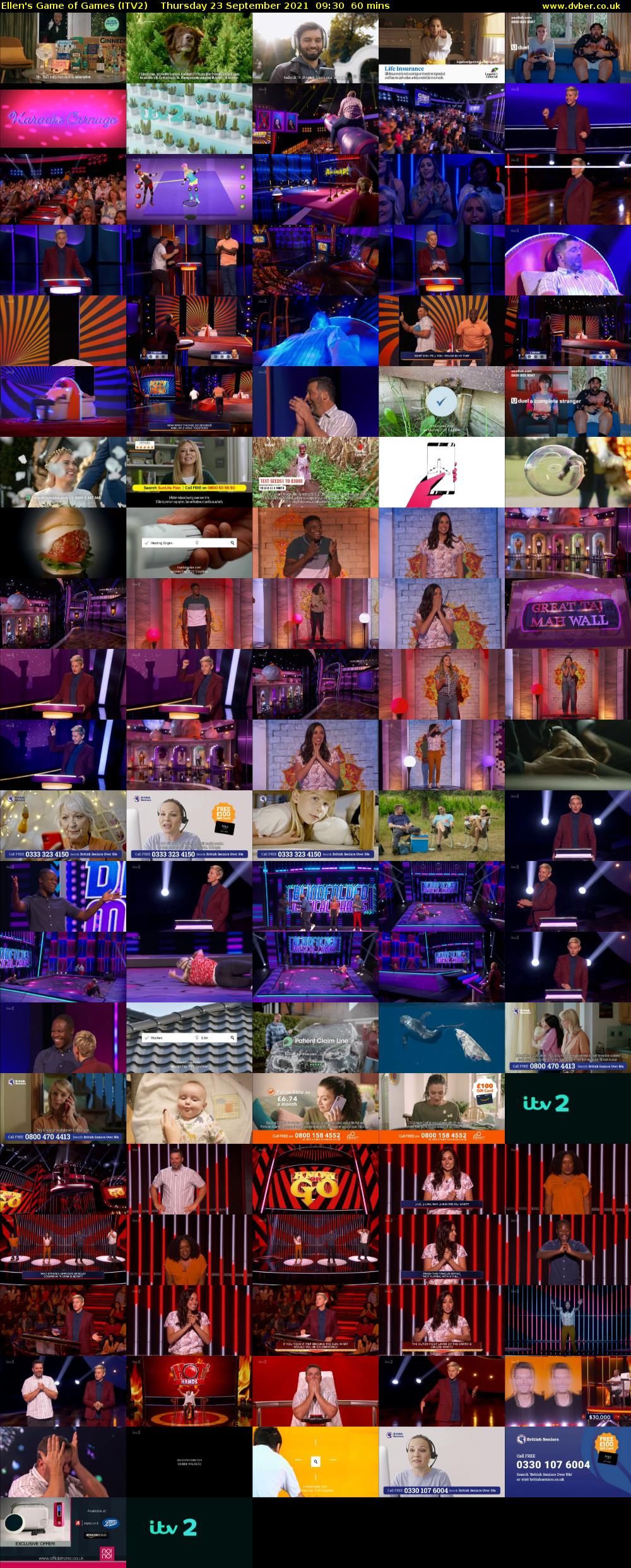 Ellen's Game of Games (ITV2) Thursday 23 September 2021 09:30 - 10:30