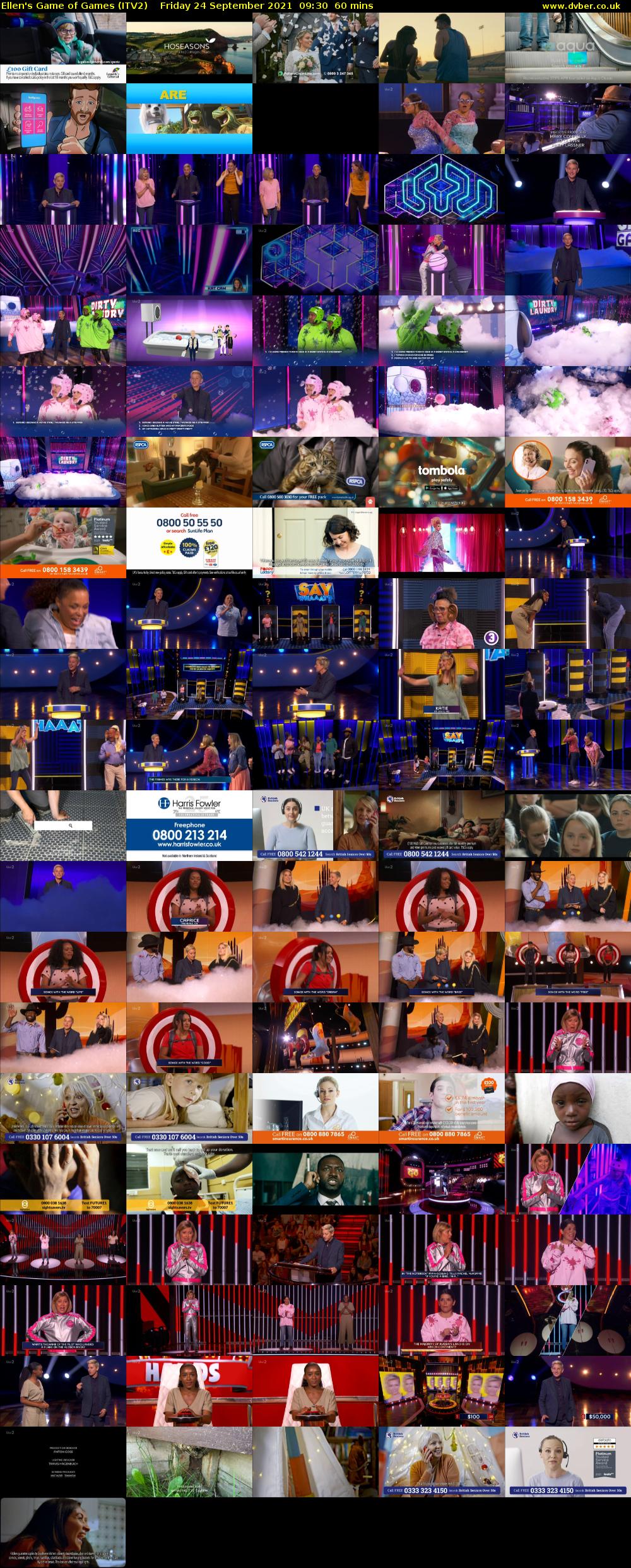 Ellen's Game of Games (ITV2) Friday 24 September 2021 09:30 - 10:30
