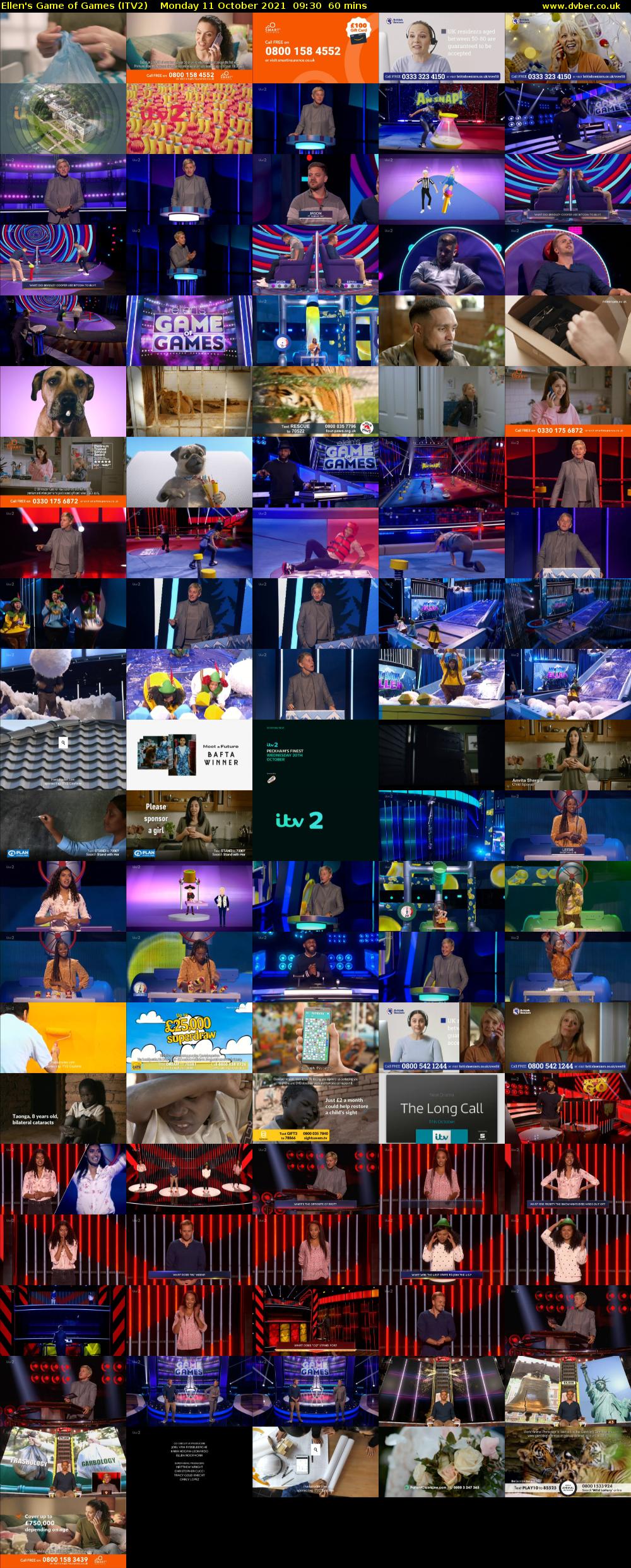 Ellen's Game of Games (ITV2) Monday 11 October 2021 09:30 - 10:30