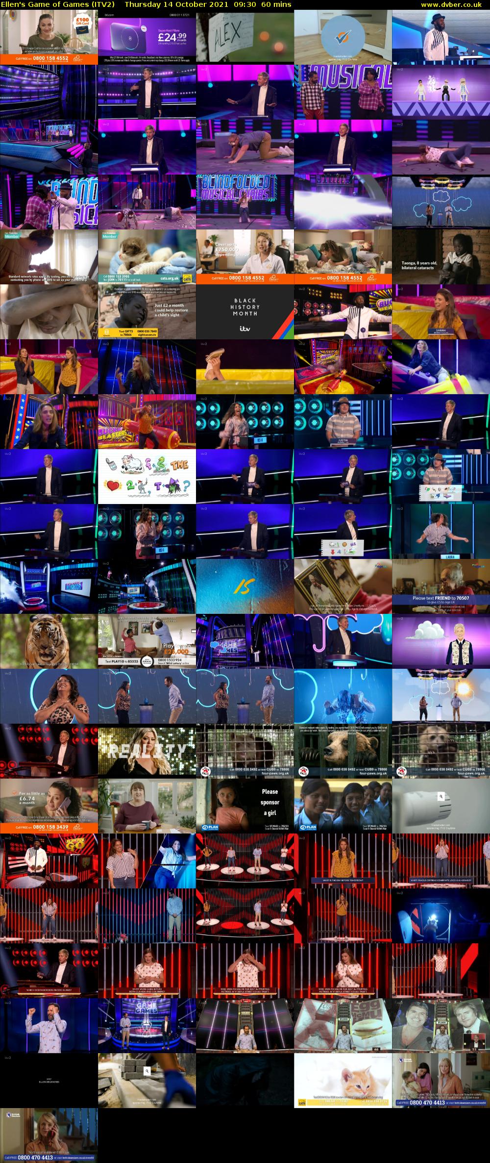 Ellen's Game of Games (ITV2) Thursday 14 October 2021 09:30 - 10:30