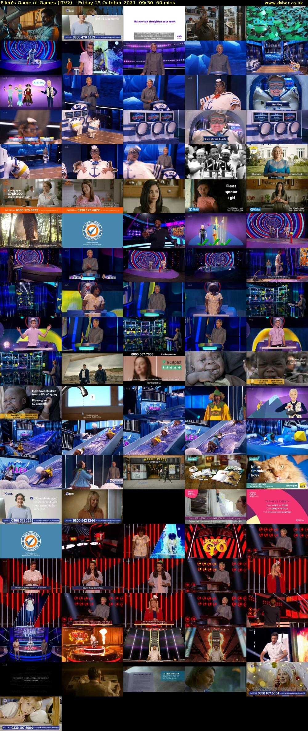 Ellen's Game of Games (ITV2) Friday 15 October 2021 09:30 - 10:30