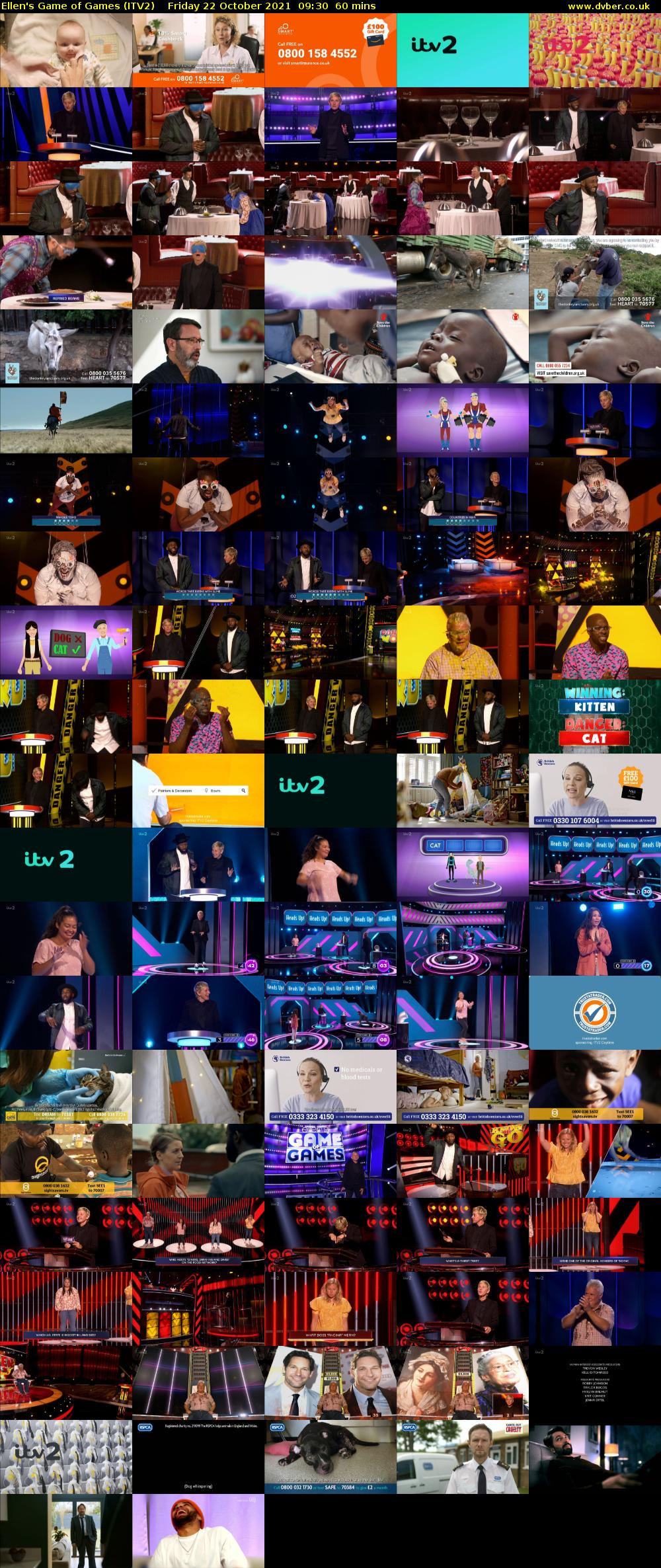 Ellen's Game of Games (ITV2) Friday 22 October 2021 09:30 - 10:30